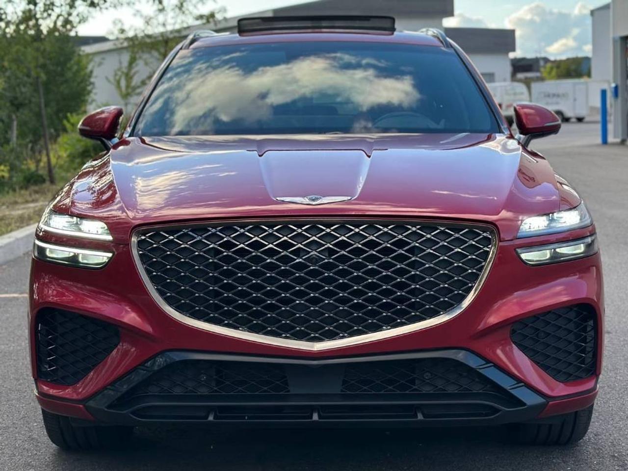 2022 Genesis GV70 3.5T Sport Plus Red Leather! Nav! CarPlay! Photo