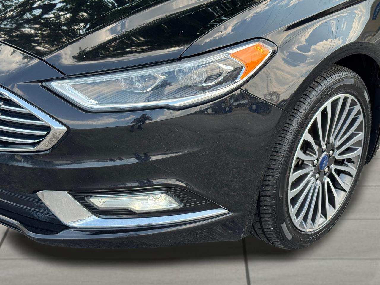 2017 Ford Fusion 2.0L SE AWD+CLEAN CARFAX+Leather+Roof+GPS+Camera Photo