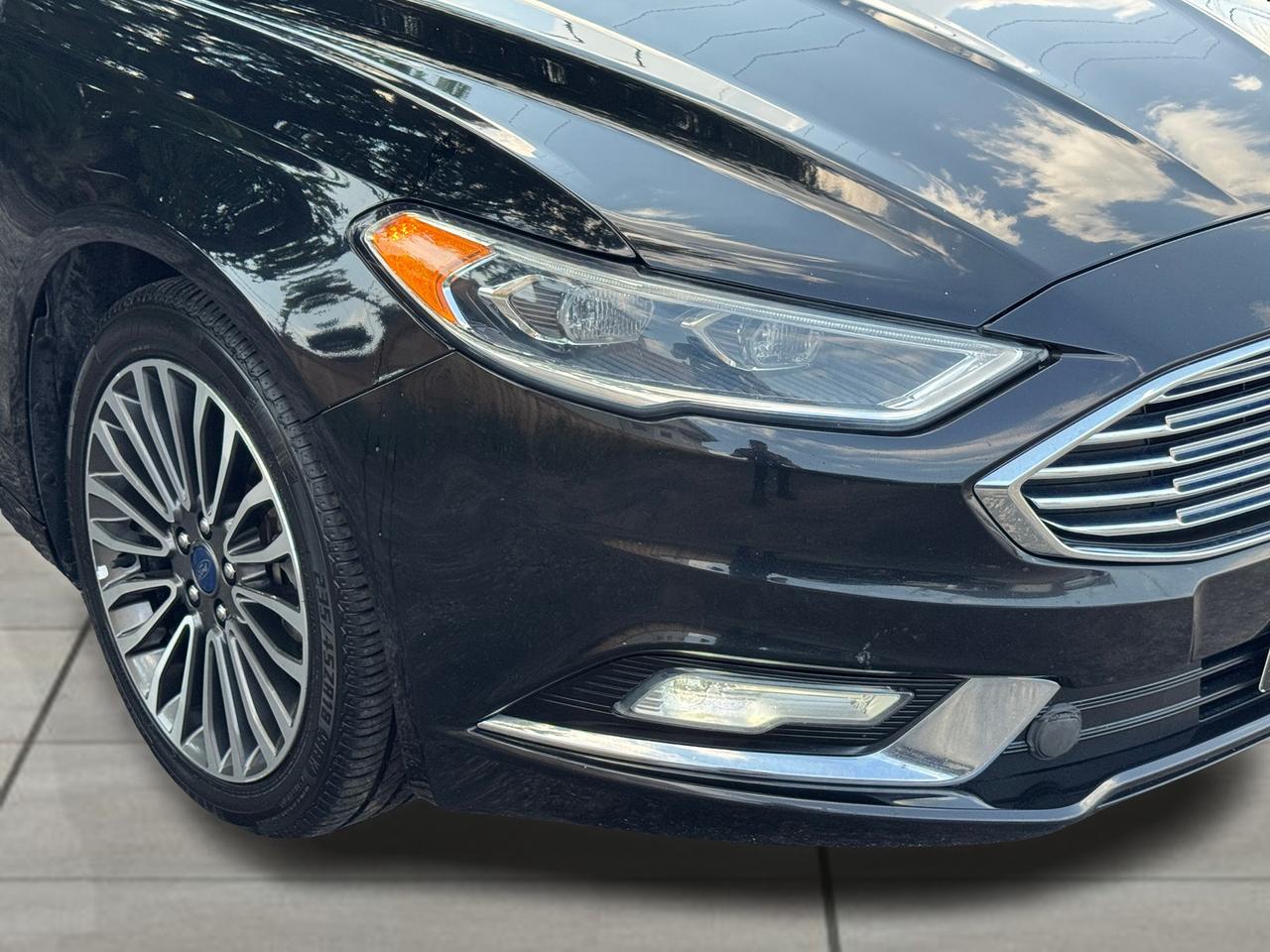 2017 Ford Fusion 2.0L SE AWD+CLEAN CARFAX+Leather+Roof+GPS+Camera Photo