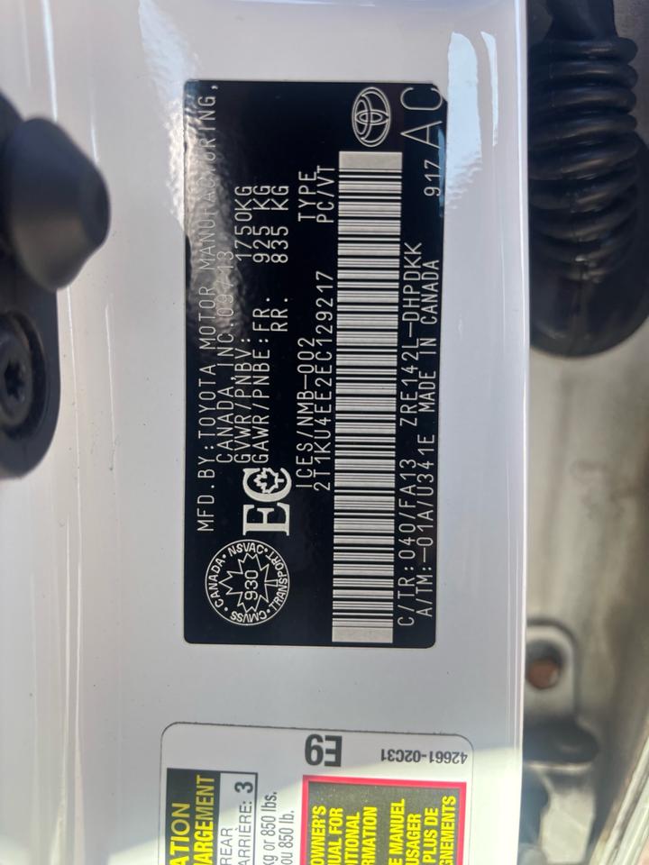 2014 Toyota Matrix 4DR WGN AUTO FWD Photo
