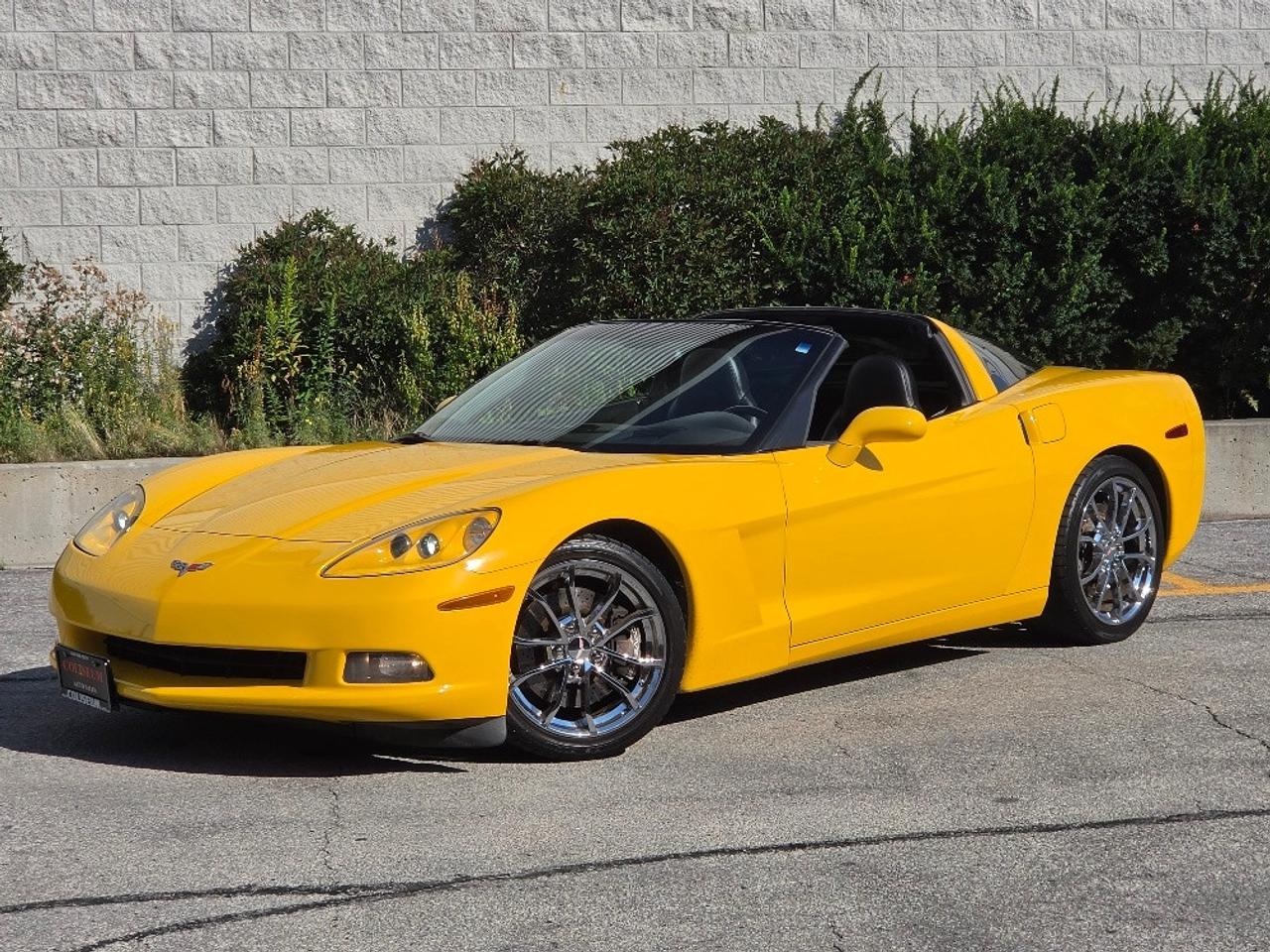 <p class=isSelectedEnd><span>The C6 Corvette is quickly becoming one of the most sought-after modern classics on the market, and this stunning 2005 Velocity Yellow example checks every box. It has the colour, the presence, the unmistakable analog driving experience, and timeless styling that continues to turn heads wherever it goes. Best of all, it delivers true American sports car performance without breaking the bank or draining your wallet through heavy depreciation.</span></p><p class=isSelectedEnd><span><br></span></p><p class=isSelectedEnd><span>Powered by the legendary 6.0L LS2 V8 producing 400 horsepower and paired with the highly desirable 6-speed manual transmission, this Corvette delivers the pure driving experience enthusiasts crave. No unnecessary modifications, no shortcuts,&nbsp;just an honest, well&nbsp;preserved Corvette with the perfect upgrade: the iconic CORSA performance exhaust that produces one of the most aggressive and recognizable exhaust notes available for the C6.</span></p><p class=isSelectedEnd><span><br></span></p><p class=isSelectedEnd><span>Remove the targa roof, drop the windows, and enjoy open&nbsp;air driving exactly the way Corvette engineers intended. Inside youll find an upgraded Bluetooth multimedia system bringing modern convenience while preserving the cars classic feel. Completing the look are upgraded C7 Grand Sport style multi-spoke wheels that perfectly complement the aggressive lines of the C6 and give it an even more commanding stance.</span></p><p class=isSelectedEnd><span><br></span></p><p class=isSelectedEnd><span>Reliable, powerful, comfortable enough for weekend road trips, and exciting enough for spirited drives, the C6 Corvette remains one of the greatest performance bargains ever built. The LS2 platform is legendary for its durability, simplicity, low maintenance costs, and incredible aftermarket support, making ownership as rewarding as driving it.</span></p><p class=isSelectedEnd><span><br></span></p><p><span>Some cars are driven. Others become legends. This Corvette does both.</span></p><p><span><br></span></p><p><span>CARFAX IS AVAILABLE ON OUR WEBSITE FOR FREE. PLEASE VISIT<br>WWW.COLISEUMAUTO.CA</span></p><p><span><span id=jodit-selection_marker_1785940820889_8801093459685808 style=line-height: 0; display: none; data-jodit-selection_marker=start></span><br></span></p><p><span>{ CERTIFIED PRE-OWNED }<br><br>**THIS VEHICLE COMES FULLY CERTIFIED WITH A SAFETY CERTIFICATE & SERVICED AT NO EXTRA COST**</span></p><p><span><br></span></p><p><span>FINANCING, GAP INSURANCE COVERAGE & EXTENDED WARRANTIES AVAILABLE ON ALL VEHICLES! <br><br>COLISEUM AUTO SALES ON WESTON <br>301 WESTON ROAD <br>TORONTO, ON M6N 3P1 <br>4 1 6 - 7 6 6 - 2 2 7 7<br></span></p>
