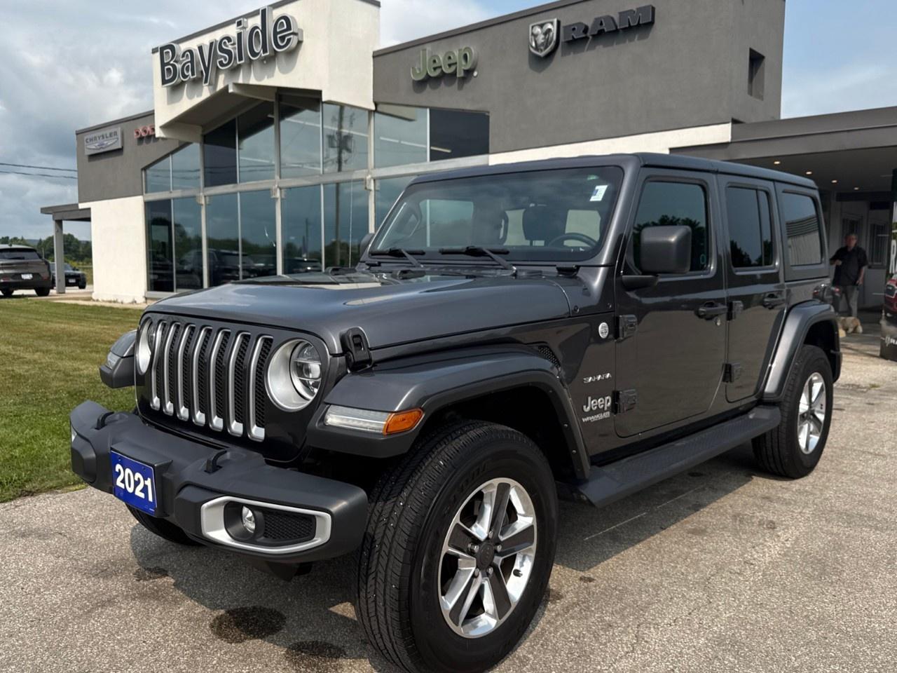 Used 2021 Jeep Wrangler Unlimited Sahara 4X4 for sale in Meaford, ON