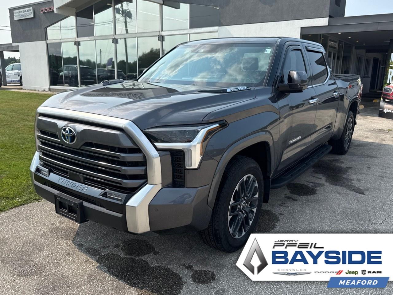 Used 2023 Toyota Tundra 4x4 Crewmax Limited Hybrid Long Bed for sale in Meaford, ON