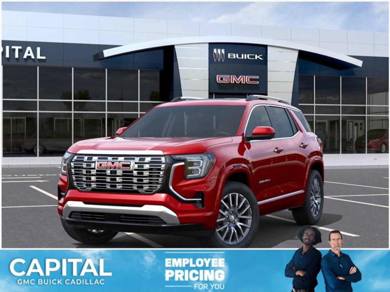 This 2027 GMC Terrain in Volcanic Red Tintcoat is equipped with AWD and Turbocharged Gas I4 1.5L/-TBD- engine.Key features of the Terrain Denali include: 252 hp 2.0L Turbocharged gas engine, LED Headlamps, Hands-free power Programmable Liftgate, Lane Change Alert with Side Blind Zone Alert, Available HD Surround Vision, New available Adaptive Cruise Control - Camera, New Available Front Pedestrian Braking, and Heated/Ventilated front seats.Check out this vehicles pictures, features, options and specs, and let us know if you have any questions. Helping find the perfect vehicle FOR YOU is our only priority.P.S...Sometimes texting is easier. Text (or call) 306-801-9090 for fast answers at your fingertips!Dealer License #914248Disclaimer: All prices are plus taxes & fees. See dealer for Details. Dealer Permit # 914248 See dealer for Details.