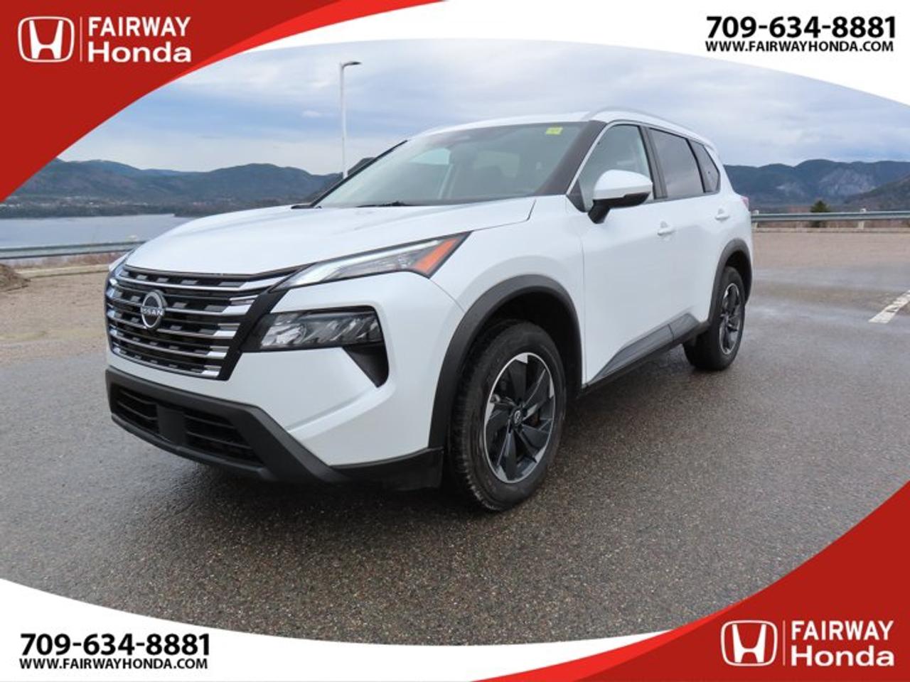 White 2025 Nissan Rogue SV AWD CVT with Xtronic 1.5L DOHC*Market Value Pricing*, AWD.Fairway Honda - Community Driven!