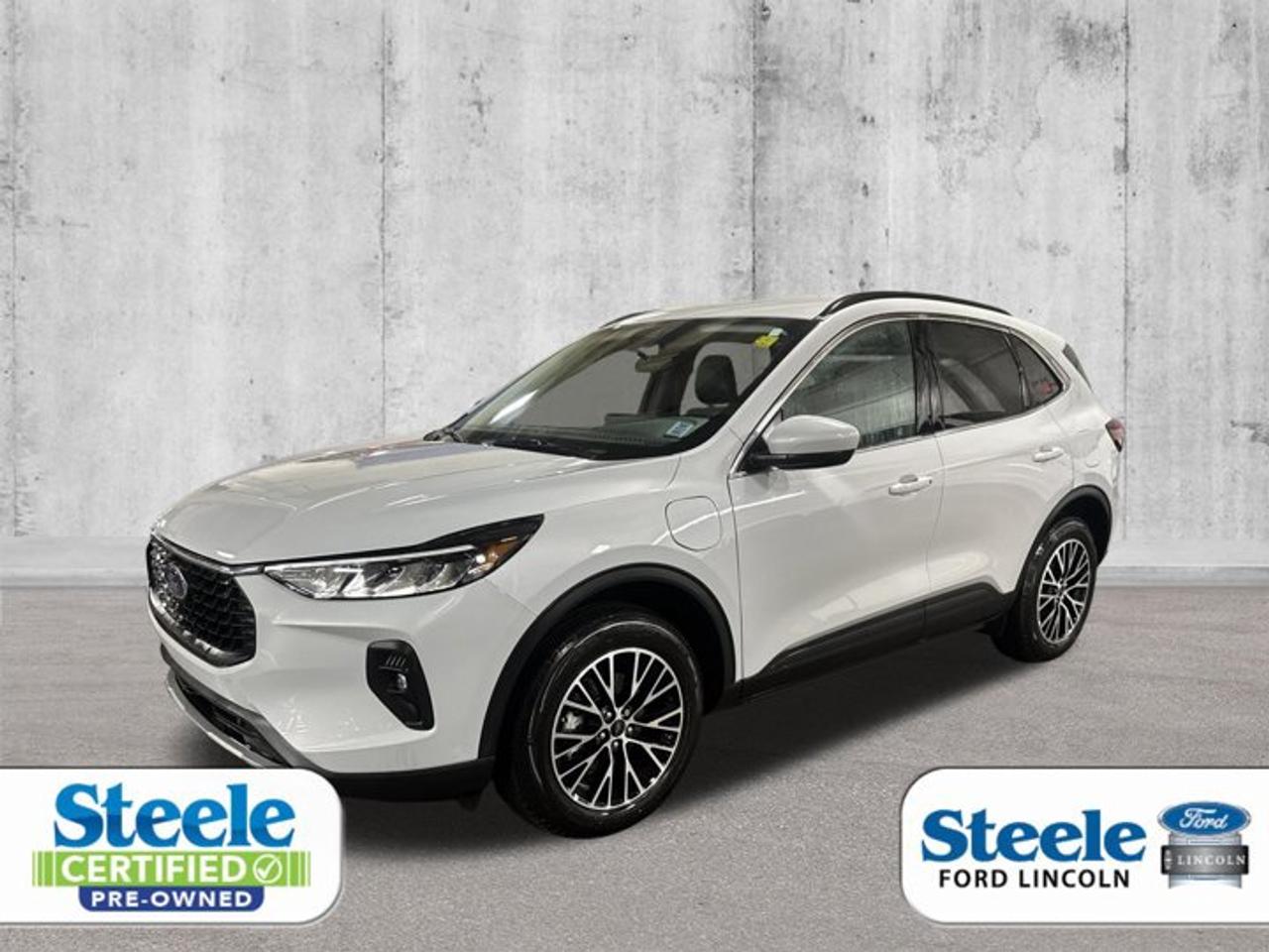 Clearance Unit - Priced to sell - Certified vehicle - Low rates available - PHEVOdometer is 15987 kilometers below market average!Space Silver Metallic2025 Ford Escape Plug-In Hybrid BaseFWD eCVT 2.5L iVCTVALUE MARKET PRICING!!, 2.5L iVCT.Certified.Certification Program Details: 85 Point inspection Fluid Top Ups Brake Inspection Tire Inspection Oil Change Recall Check Copy Of Carfax ReportALL CREDIT APPLICATIONS ACCEPTED! ESTABLISH OR REBUILD YOUR CREDIT HERE. APPLY AT https://steeleadvantagefinancing.com/6198 We know that you have high expectations in your car search in Halifax. So if youre in the market for a pre-owned vehicle that undergoes our exclusive inspection protocol, stop by Steele Ford Lincoln. Were confident we have the right vehicle for you. Here at Steele Ford Lincoln, we enjoy the challenge of meeting and exceeding customer expectations in all things automotive.