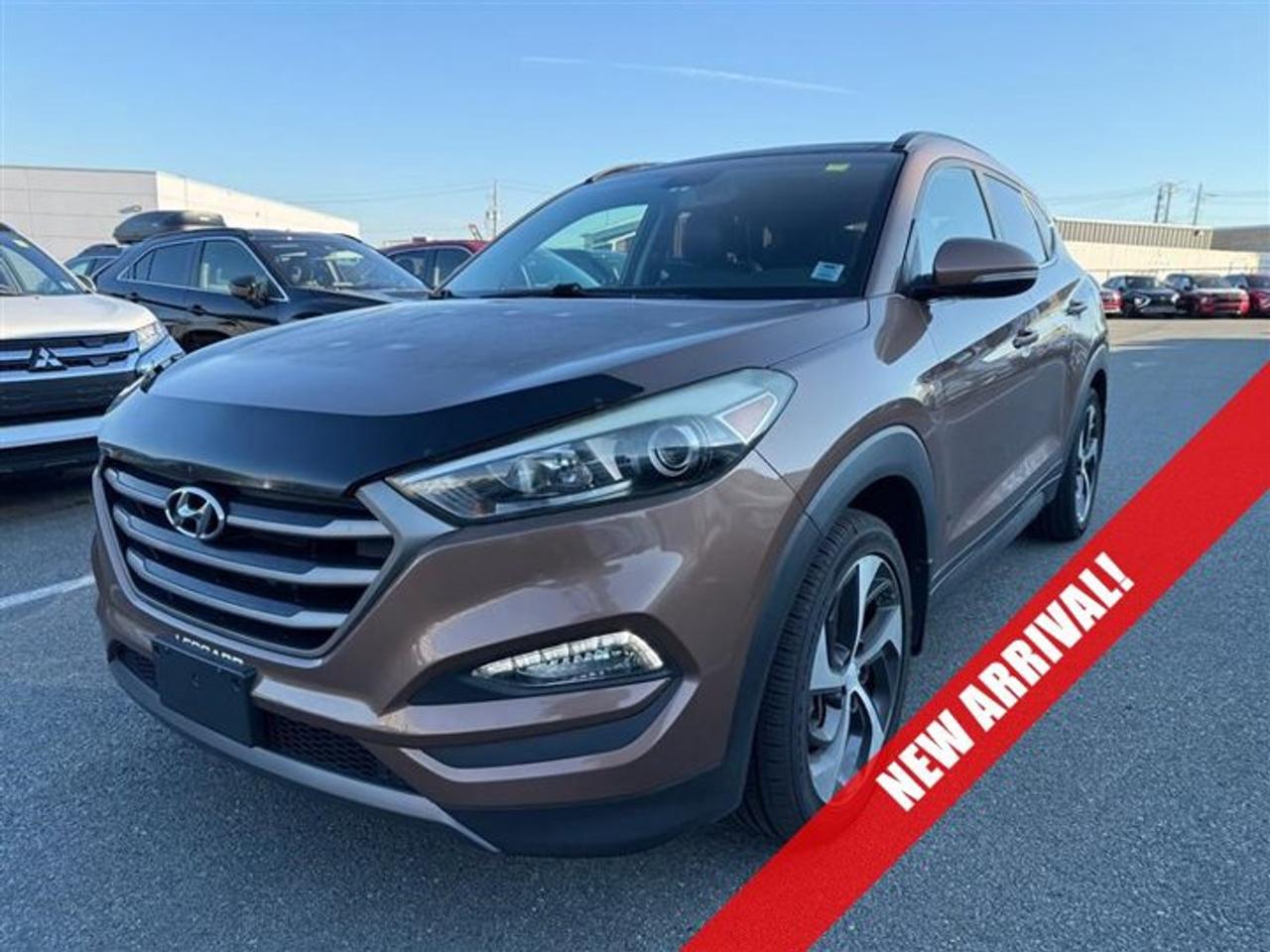 Recent Arrival! 2016 Hyundai Tucson Limited AWD, Heated front seats, Heated rear seats, Power moonroof.Mojave Sand 2016 Hyundai Tucson Limited AWD 7-Speed Automatic 1.6L I4 DGISteele Mitsubishi has the largest and most diverse selection of preowned vehicles in HRM. Buy with confidence, knowing we use fair market pricing guaranteeing the absolute best value in all of our pre owned inventory!Steele Auto Group is one of the most diversified group of automobile dealerships in Canada, with 60 dealerships selling 29 brands and an employee base of well over 2300. Sales are up over last year and our plan going forward is to expand further into Atlantic Canada and the United States furthering our commitment to our Canadian customers as well as welcoming our new customers in the USA.Reviews:* Turbocharged engine delivers peppy acceleration and good fuel economy; plenty of advanced safety and infotainment features are available; comfortable ride on rough roads. Source: EdmundsAwards:* 2016 KBB.com 10 Best All-Wheel Drive Vehicles Under $25,000 * 2016 KBB.com 10 Best SUVs Under $25,000 * 2016 KBB.com 5-Year Cost to Own Awards * 2016 KBB.com Best Buy Awards Finalist
