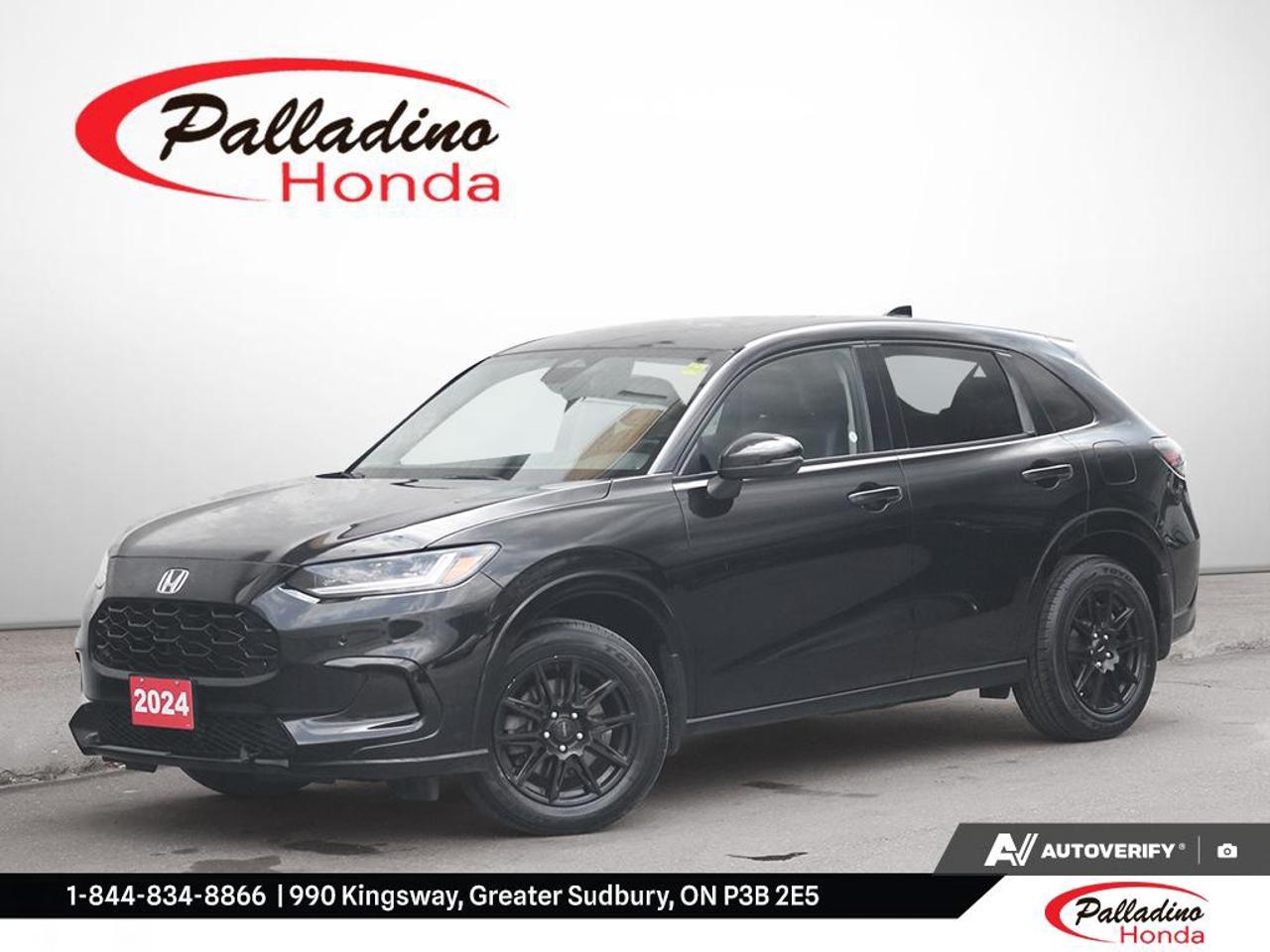 // ACCIDENT FREE!! //  
// SINGLE OWNER! //

Meet the 2024 Honda HR-V Ex-L Navi, a well-kept used SUV now available at Palladino Honda in Greater Sudbury. CARFAX Canada reports no accident and a single owner, which adds strong peace of mind. With 26,977 km, this HR-V Ex-L Navi pairs practical size, all-wheel drive confidence, and everyday comfort in one smart package.

The 2024 Honda HR-V Ex-L Navi is powered by a 2.0-litre 16-valve DOHC i-VTEC 4-cylinder engine with a Continuously Variable Transmission. Its all-wheel drive system helps support steady traction through changing Northern Ontario road conditions. This SUV is easy to live with, easy to park, and ready for commuting, errands, or weekend travel.

FEATURES OF THE HR-V Ex-L Navi
»» Navigation system with clear route guidance
»» All-wheel drive for added confidence
»» 2.0-litre four-cylinder engine performance
»» CVT operation for smooth daily driving

ADVANCED SAFETY FEATURES
»» Honda Sensing suite supports safer driving
»» Collision mitigation braking can help react
»» Lane keeping assist helps maintain position
»» Road departure mitigation adds extra support

PERFORMANCE AND EFFICIENCY
»» 2.0-litre engine delivers smooth response
»» Continuously Variable Transmission shifts seamlessly
»» All-wheel drive supports year-round traction
»» Balanced ride suits city and highway

COMFORT AND CONVENIENCE
»» Dual-zone climate control improves cabin comfort
»» Heated front seats help cold mornings
»» Keyless entry adds daily ease
»» Push-button start keeps departures simple

TECHNOLOGY AND CONNECTIVITY
»» Navigation helps guide every trip clearly
»» Apple CarPlay supports familiar smartphone access
»» Android Auto adds simple device integration
»» Bluetooth connectivity supports hands-free communication

CARGO SPACE
»» Flexible rear cargo area handles gear
»» Split folding rear seats add versatility
»» Wide opening helps loading larger items
»» Cabin storage supports daily essentials neatly

AWARDS & RECOGNITIONS
»» Top Safety Pick, Insurance Institute for Highway Safety, 2024

WHAT OTHER OWNERS LIKE
»» Comfortable ride quality for daily use
»» Easy visibility in urban driving
»» Useful cargo flexibility for busy lifestyles
»» Confident all-wheel drive in poor weather

The 2024 Honda HR-V Ex-L Navi is a strong fit for drivers who want value, dependability, and smart utility without moving into a larger SUV. Its compact footprint makes it simple to handle in town, while the roomy interior and flexible cargo area help it adapt to real family and personal needs.

At Palladino Honda in Greater Sudbury, this used 2024 Honda HR-V Ex-L Navi stands out for its clean CARFAX Canada history, single-owner background, and sensible kilometre count. If you want a modern Honda SUV with proven comfort, trusted safety engineering, and all-wheel drive capability, this HR-V Ex-L Navi deserves a close look.

This 2024 Honda HR-V Ex-L Navis VIN is: 3CZRZ2H77RM100675.

The advertised price is for financing only and applies exclusively to vehicles eligible for financing. Vehicles sold as-is are not eligible for financing and require full payment at purchase. All cash purchases of finance-eligible vehicles will be subject to an additional $2,501.00. This advertised price also does not include taxes and licensing fees. For as-is vehicles: the motor vehicle sold under this contract is being sold as-is and is not represented as being in road worthy condition, mechanically sound or maintained at any guaranteed level of quality.<p> a well-kept used SUV now available at Palladino Honda in Greater Sudbury. CARFAX Canada reports no accident and a single owner</p>
<p> and everyday comfort in one smart package.

The 2024 Honda HR-V Ex-L Navi is powered by a 2.0-litre 16-valve DOHC i-VTEC 4-cylinder engine with a Continuously Variable Transmission. Its all-wheel drive system helps support steady traction through changing Northern Ontario road conditions. This SUV is easy to live with</p>
<p> or weekend travel.

FEATURES OF THE HR-V Ex-L Navi
»» Navigation system with clear route guidance
»» All-wheel drive for added confidence
»» 2.0-litre four-cylinder engine performance
»» CVT operation for smooth daily driving

ADVANCED SAFETY FEATURES
»» Honda Sensing suite supports safer driving
»» Collision mitigation braking can help react
»» Lane keeping assist helps maintain position
»» Road departure mitigation adds extra support

PERFORMANCE AND EFFICIENCY
»» 2.0-litre engine delivers smooth response
»» Continuously Variable Transmission shifts seamlessly
»» All-wheel drive supports year-round traction
»» Balanced ride suits city and highway

COMFORT AND CONVENIENCE
»» Dual-zone climate control improves cabin comfort
»» Heated front seats help cold mornings
»» Keyless entry adds daily ease
»» Push-button start keeps departures simple

TECHNOLOGY AND CONNECTIVITY
»» Navigation helps guide every trip clearly
»» Apple CarPlay supports familiar smartphone access
»» Android Auto adds simple device integration
»» Bluetooth connectivity supports hands-free communication

CARGO SPACE
»» Flexible rear cargo area handles gear
»» Split folding rear seats add versatility
»» Wide opening helps loading larger items
»» Cabin storage supports daily essentials neatly

AWARDS & RECOGNITIONS
»» Top Safety Pick</p>
<p> 2024

WHAT OTHER OWNERS LIKE
»» Comfortable ride quality for daily use
»» Easy visibility in urban driving
»» Useful cargo flexibility for busy lifestyles
»» Confident all-wheel drive in poor weather

The 2024 Honda HR-V Ex-L Navi is a strong fit for drivers who want value</p>
<p> and smart utility without moving into a larger SUV. Its compact footprint makes it simple to handle in town</p>
<p> while the roomy interior and flexible cargo area help it adapt to real family and personal needs.

At Palladino Honda in Greater Sudbury</p>
<p> this HR-V Ex-L Navi deserves a close look.

This 2024 Honda HR-V Ex-L Navis VIN is: 3CZRZ2H77RM100675.

The advertised price is for financing only and applies exclusively to vehicles eligible for financing. Vehicles sold as-is are not eligible for financing and require full payment at purchase. All cash purchases of finance-eligible vehicles will be subject to an additional $2</p>
<p>501.00. This advertised price also does not include taxes and licensing fees. For as-is vehicles: the motor vehicle sold under this contract is being sold as-is and is not represented as being in road worthy condition</p>