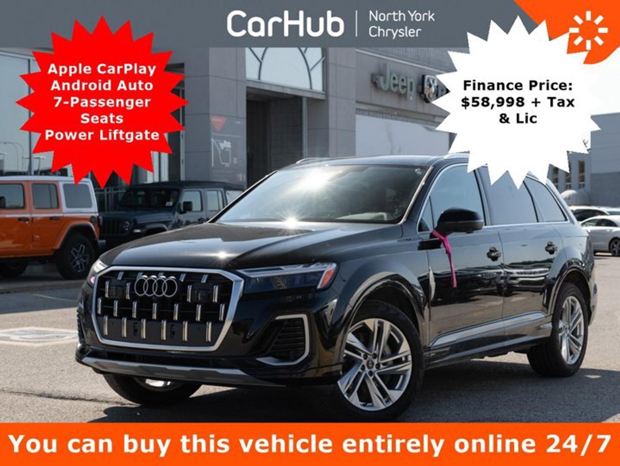 2026 Audi Q7 45 TFSI quattro Apple CarPlay Android Auto 7-Passenger Seats  Power Liftgate Photo