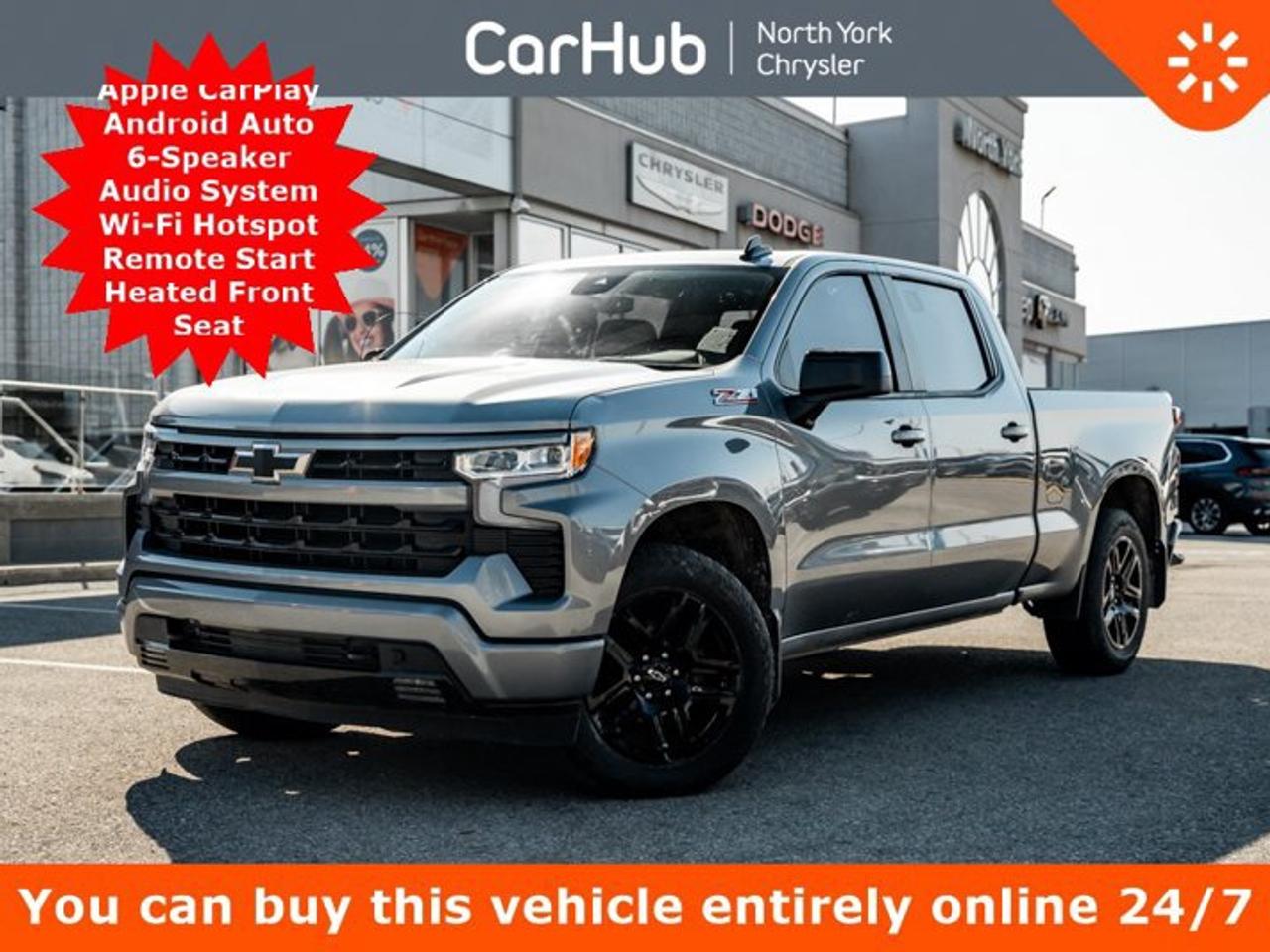 Used 2023 Chevrolet Silverado 1500 RST Apple CarPlay & Android Auto 6-Speaker Audio System Wi-Fi Hotspot Remote Start Heated Front Seat for sale in Thornhill, ON