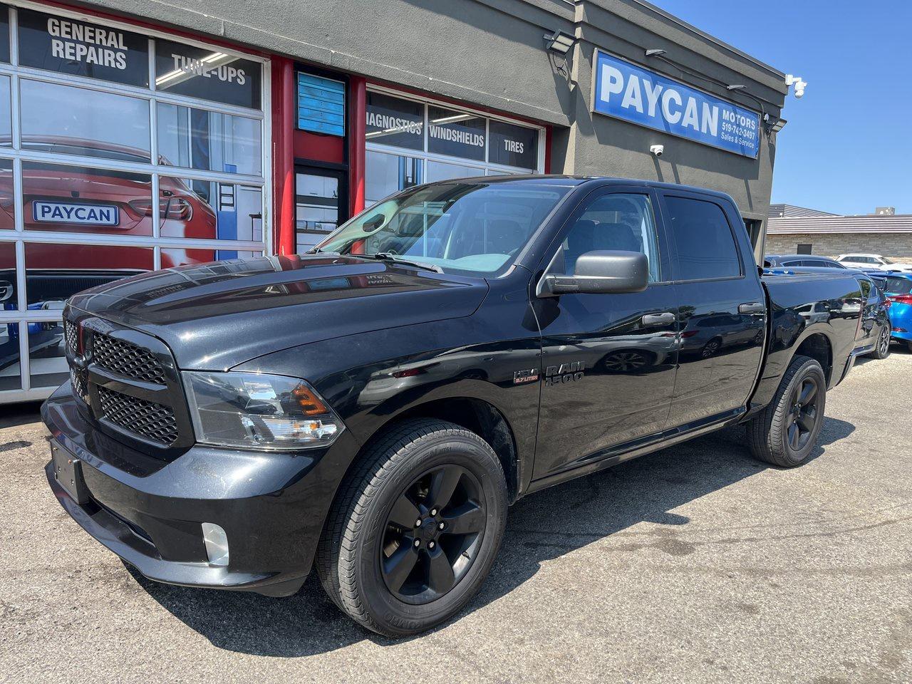 <p>HERE IS A NICE CLEAN WELL MAINTAINED DODGE RAM THAT LOOKS AND DRIVES GREAT AND SOLD CERTIFIED COME FOR TEST DRIVE OR CALL 5195706463 FOR AN APPOINTMENT .TO SEE ALL OUR INVENTORY PLS GO TO PAYCANMOTORS.CA</p>