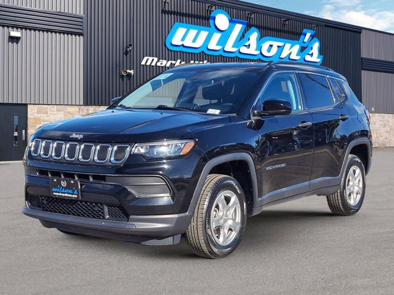 2022 Jeep Compass Sport 4x4 | Heated Seats | Reverse Cam | Carplay + Android Auto | Roof Rails | and More ! Photo