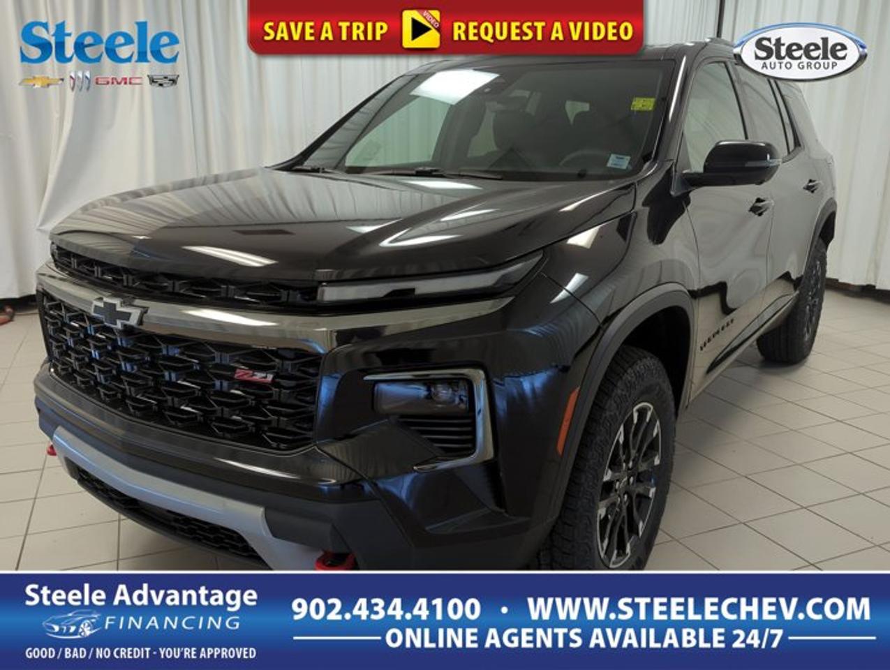 The 2026 Chevrolet Traverse Z71 is built for families and drivers who want real versatility with a bold, capable feel. Finished in Black with a Black interior, this four-door SUV brings together confident styling, all-wheel drive traction, and a modern turbocharged 2.5-litre gas engine for strong everyday performance in Dartmouth and beyond.At Steele Chevrolet Buick GMC, this Chevrolet Traverse Z71 stands out with the features you asked for most, including an automatic transmission, all-wheel drive, a sunroof, and a DOHC engine design. It is well suited for busy weekly routines, weekend highway travel, and changing Maritime weather, while still delivering the comfort and flexibility expected from a modern three-row SUV.FEATURES OF THE Traverse Z71Standard all-wheel drive for added confidenceSunroof adds light and open feelAutomatic transmission supports smooth daily drivingDOHC engine design helps responsive performanceADVANCED SAFETY FEATURESAll-wheel drive supports traction in weatherFour-door design helps passenger accessElevated SUV stance improves outward visibilityStable platform suited for daily travelPERFORMANCE AND EFFICIENCYTurbocharged 2.5-litre gas four-cylinder engineDOHC design supports smooth power deliveryAutomatic transmission for easy operationAll-wheel drive adds year-round assuranceCOMFORT AND CONVENIENCESunroof brightens the cabin naturallyFour doors simplify family entrySpacious layout suits daily errandsFlexible SUV design fits busy lifestylesTECHNOLOGY AND CONNECTIVITYDriver-focused controls support easy useModern powertrain balances response and refinementClear cabin layout aids conveniencePractical design supports everyday usabilityCARGO SPACESUV body offers useful cargo flexibilityRear area suits groceries and gearCabin layout supports passenger comfortVersatile space helps daily organizationThe 2026 Chevrolet Traverse Z71 is known for blending utility and confidence in one well-rounded package. Its turbocharged 2.5-litre four-cylinder engine is designed to deliver solid low-end response and smooth highway performance, while the automatic transmission keeps acceleration seamless in city traffic and on longer trips across Nova Scotia.All-wheel drive is a major advantage for drivers who face rain, slush, snow, and mixed road conditions through the year. In a vehicle like this Chevrolet Traverse Z71, that added traction can make daily commuting and family travel feel more composed, especially when road surfaces change quickly.The Black exterior gives this SUV a clean, assertive look that matches its adventurous Z71 character. Inside, the Black interior creates a refined and practical space that is easy to enjoy every day. The sunroof adds extra natural light and helps the cabin feel even more open for front and rear passengers.This Chevrolet Traverse Z71 also benefits from the packaging expected in a modern midsize SUV. The four-door layout makes loading passengers simple, while the SUV shape supports the kind of flexible interior room many drivers need for shopping, sports gear, luggage, and regular family use. It is a smart fit for drivers who want one vehicle that can handle many roles.For shoppers in Dartmouth looking for a capable and modern SUV, the 2026 Chevrolet Traverse Z71 delivers a strong mix of utility, comfort, and confident road manners. Its combination of all-wheel drive, automatic transmission, sunroof, and turbocharged 2.5-litre DOHC gas engine makes it a compelling choice for drivers who value everyday ease with extra capability.WHAT OTHER OWNERS LIKEConfident all-wheel drive in poor weatherUseful space for family daily needsSmooth automatic transmission in trafficSunroof adds comfort and cabin lightThis 2026 Chevrolet Traverse Z71s VIN is: 1GNEVJKS1TJ400036 .
