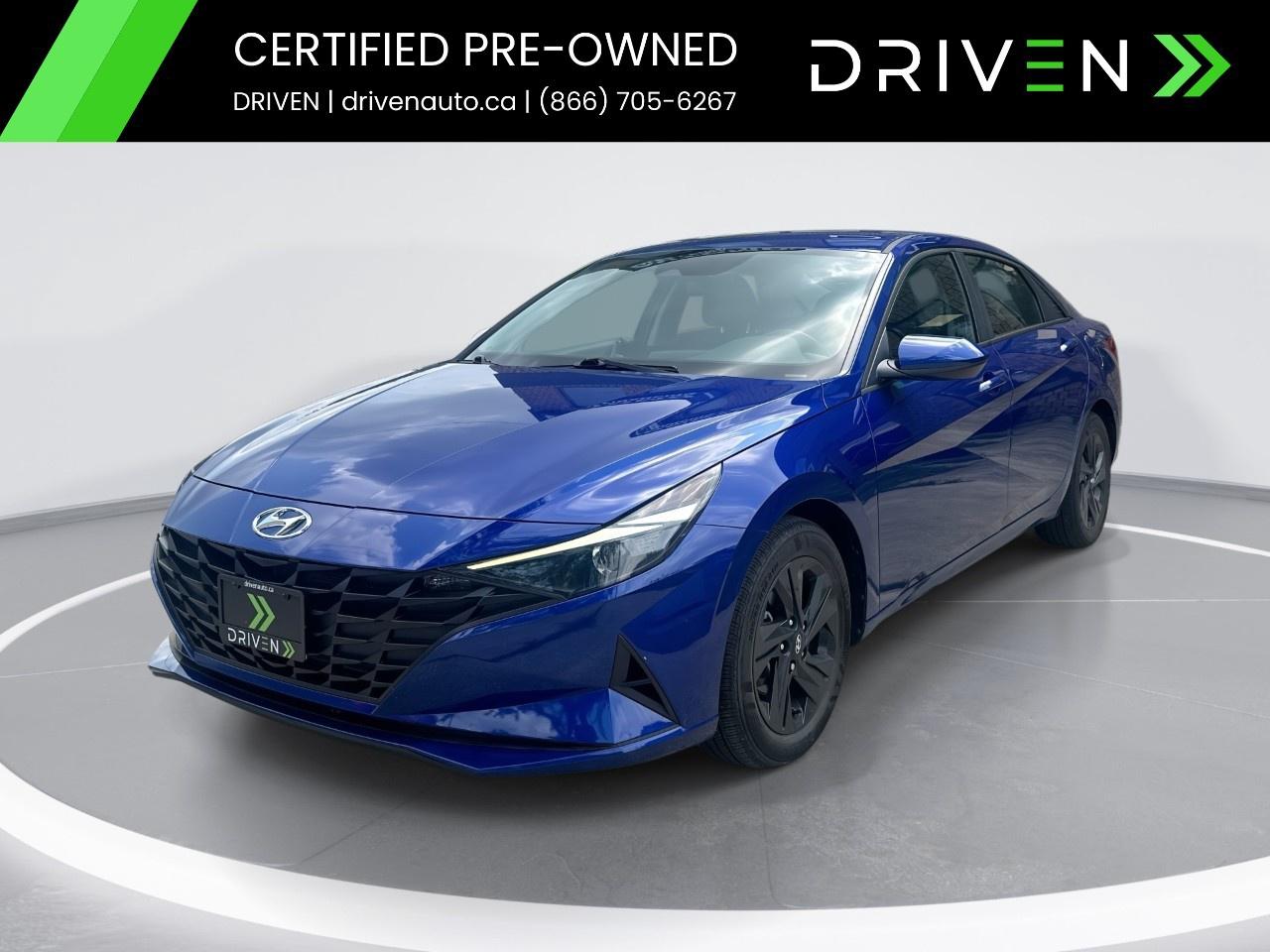 <p><strong>SPECIAL FINANCE PRICE: $19,995</strong></p><p><strong>CASH PRICE: $21,995</strong></p><p><span style=color:rgb( 0 , 0 , 0 )>Turn heads in this <strong>2022 Hyundai Elantra, </strong>the perfect blend of bold styling, impressive fuel economy, and everyday comfort. Loaded with heated front seats, heated steering wheel, proximity key with push-button start, remote start, Apple CarPlay®, Android Auto, touchscreen infotainment, Bluetooth®, wireless charging, dual-zone automatic climate control, alloy wheels, and a rearview camera.</span></p><p><span style=color:rgb( 0 , 0 , 0 )>Drive with confidence thanks to <strong>Hyundai SmartSense</strong>, featuring Forward Collision-Avoidance Assist, Lane Keeping Assist, Lane Following Assist, Blind-Spot Collision-Avoidance Assist, Rear Cross-Traffic Collision-Avoidance Assist, Driver Attention Warning, Adaptive Cruise Control, Safe Exit Warning, High Beam Assist, and a full suite of advanced airbags.</span></p> <p><span style=color:black>This vehicle is in<strong>excellent showroom condition</strong>and backed by the<strong>DRIVEN Certified Advantage Program</strong>for complete peace of mind.</span></p><p><span style=color:black><strong>INSPECTION & CERTIFICATION</strong></span></p><p><span style=color:black>This vehicle has undergone a<strong>comprehensive 150-point inspection</strong>by licensed in-house mechanics, assessing its cosmetic, mechanical, and safety condition. It comes<strong>DRIVEN Certified</strong>, which includes our<strong>30-Day / 2,500KM Vehicle Assurance Program</strong>covering any mechanical issues within that period.</span></p><p><span style=color:black><strong>DRIVEN CERTIFIED ADVANTAGE PROGRAM  INCLUDED FOR ALL BUYERS</strong></span></p><p><span style=color:black> 30-Day / 2,500KM Vehicle Assurance Program  Ontario-wide delivery available  Free Carfax Vehicle History Report  Access to Industry-Leading Warranty & GAP Programs  WALKAWAY Protection Available  Fresh Oil Change & New Cabin Air Filter  Meticulously Reconditioned & Professionally Detailed Vehicles</span></p><p><span style=color:black><strong>FINANCING AVAILABLE</strong></span></p><p><span style=color:black>All credit types are welcome! Whether youre a<strong>first-time buyer</strong>,<strong>newcomer to Canada</strong>, or<strong>rebuilding credit</strong>, our<strong>Equifax Certified Finance Team</strong>works to secure your best approval.</span></p><p><span style=color:black>Special Financing Programs are available for an additional<strong>$999</strong>, covering the expert services we provide to secure the<strong>lowest rates, best approvals, and most flexible terms</strong>.</span></p><p><span style=color:black>The<strong>Special Finance Price</strong>reflects a dealer discount and is available only when financing is arranged through<strong>DRIVEN</strong>, on approved credit (O.A.C.). Customers paying cash or using outside financing will pay the full<strong>cash price</strong>listed above.</span></p><p><span style=color:black><strong>CONVENIENCE & EXPERIENCE</strong></span></p><p><span style=color:black> State-of-the-Art Facility in Newmarket, ON  Hundreds of 5-Star Google Reviews  Recognized for expertise and trust  Transparent, Pressure-Free Consultations  Top Dollar for Trades  Well buy your vehicle even if you dont buy ours</span></p><p><span style=color:black><strong>ABOUT DRIVEN</strong></span></p><p><span style=color:black><strong>DRIVEN</strong> Anything but your typical dealership. Your one-stop destination for<strong>buying, selling, and servicing vehicles</strong>, built on transparency, trust, and a people-first approach.</span></p><p><span style=color:black>Visit us today at<strong>220 Mulock Drive, Newmarket, ON L3Y 9B7</strong> Or explore our full inventory and get<strong>pre-approved in minutes</strong>with<strong>no credit impact</strong>at</span><a target=_blank rel=noopener noreferrer nofollow href=http://www.drivenauto.ca><span style=color:blue>www.drivenauto.ca</span></a></p><p><span style=color:black>In accordance with<strong>OMVIC regulations</strong>, the listed<strong>cash price</strong>is the total all-in price excluding taxes and licensing. The<strong>Special Financing Price</strong>reflects dealer incentives available only when financing is arranged through DRIVEN (O.A.C.).</span></p><p><span style=color:black>***Although every effort is made to ensure accuracy, we are not responsible for any errors or omissions. Prices and availability may change without notice. Please call or email us directly to confirm details.***</span></p>