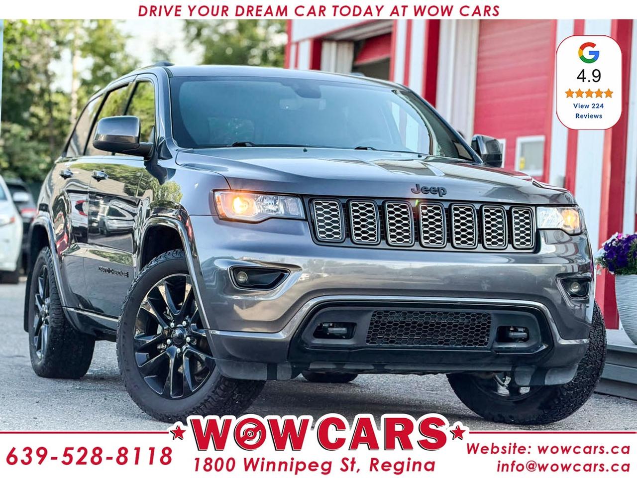 Used 2018 Jeep Grand Cherokee ALTITUDE 4X4 for sale in Regina, SK