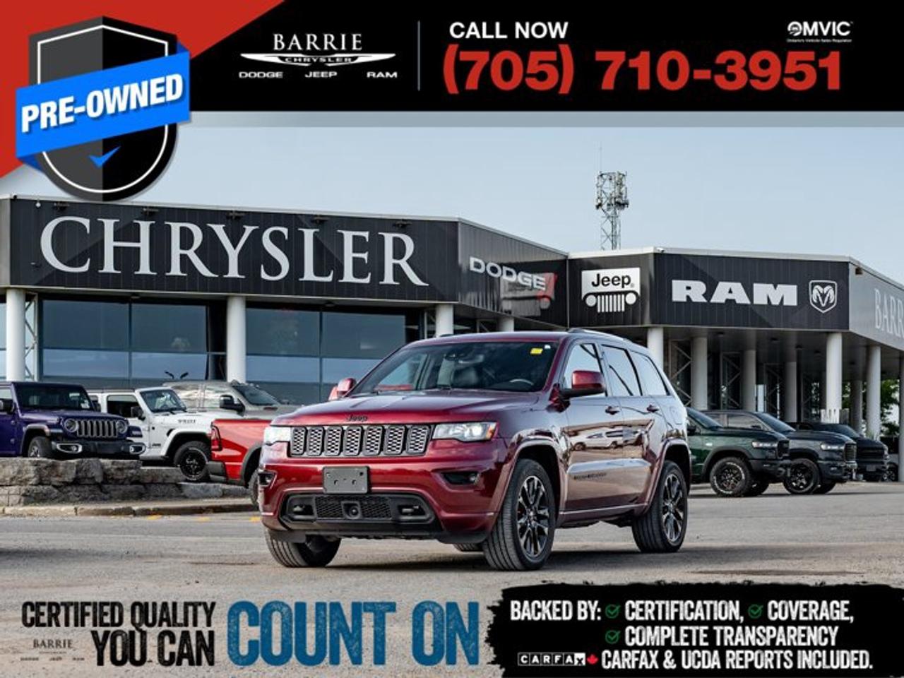 Used 2020 Jeep Grand Cherokee Altitude for sale in Barrie, ON