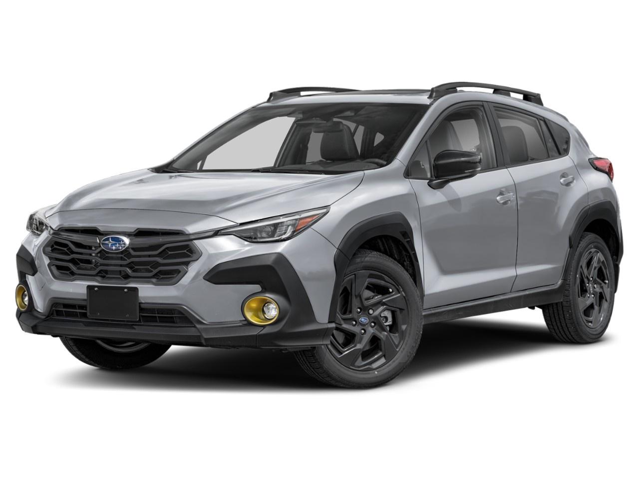 <p>Price includes all fees and taxes, and the following installed accessories: Rear Bumper Cover, Security Package and Wheel Lock Kit, HST and licensing fees are extra.</p><p> </p><p>Please note: Stock photos shown may not be a true illustration of the actual vehicle.</p><p>Use this link to view the brochure for the Crosstrek – <a target=_blank rel=noopener noreferrer nofollow href=https://joom.ag/k5vd><u>https://joom.ag/k5vd</u></a>.</p><p> </p><p>The Crosstrek Onyx features include: 18-inch aluminum alloy wheels, split 5-spoke, black finish, EyeSight® Driver Assist Technology with wide-angle mono-camera and Emergency Stop Assist, Dual mode X-MODE® with Hill Descent Control and SI-Drive®, Subaru Rear/Side Vehicle Detection System (SRVD), Wireless phone charger and a 10-way power adjustable driver’s seat with 2-way lumbar support.</p><p> </p><p>Call us today to book your test drive, and, while you are visiting, ask our Sales Team about Subaru’s lease and finance options.</p><p> </p><p>All new Subaru vehicles come with a new vehicle limited warranty. Our warranties include 3 years unlimited mileage of roadside assistance, 3 years or 60,000 kms (which ever comes first) of comprehensive coverage as well as coverage on the powertrain and major components for 5 years or 100,000 kms, which ever comes first.</p><p> </p><p>Ask our sales team about our extended warranty coverage that is available and can be tailored to meet your driving needs.</p>