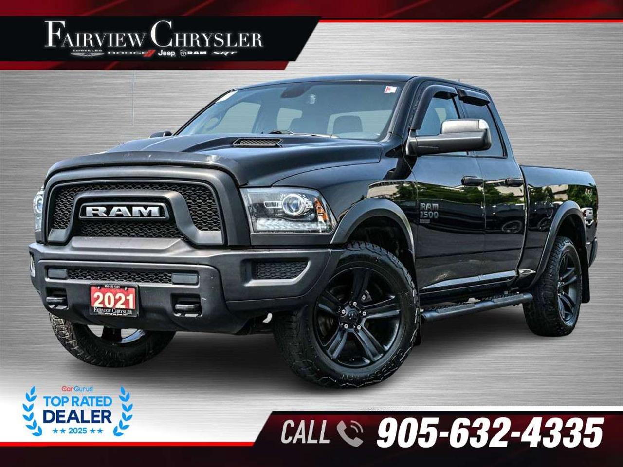 2021 RAM 1500 Warlock 4x4 Quad Cab 6'4 Box WARLOCK   4X4   LONG BOX   BLUETOOTH   CARPLAY   DUAL CLIMATE Photo