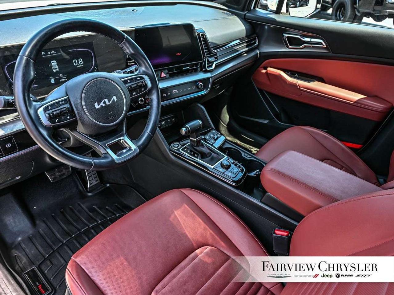 2023 Kia Sportage EX Premium w/Red Interior PANO ROOF   RED LEATHER   NAV   POWER TAILGATE   APPLE CARPLAY Photo