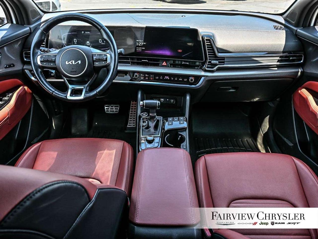 2023 Kia Sportage EX Premium w/Red Interior PANO ROOF   RED LEATHER   NAV   POWER TAILGATE   APPLE CARPLAY Photo