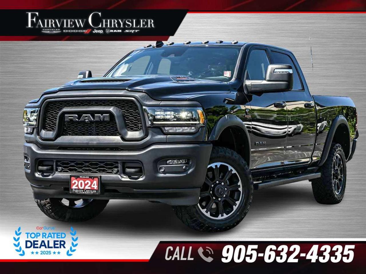 2024 RAM 2500 Rebel 4x4 Crew Cab 6'4 Box SUNROOF   5TH WHEEL   TOW TECH   LEVEL 2   RUNNING BOARDS   APPLE CARPLAY Photo0