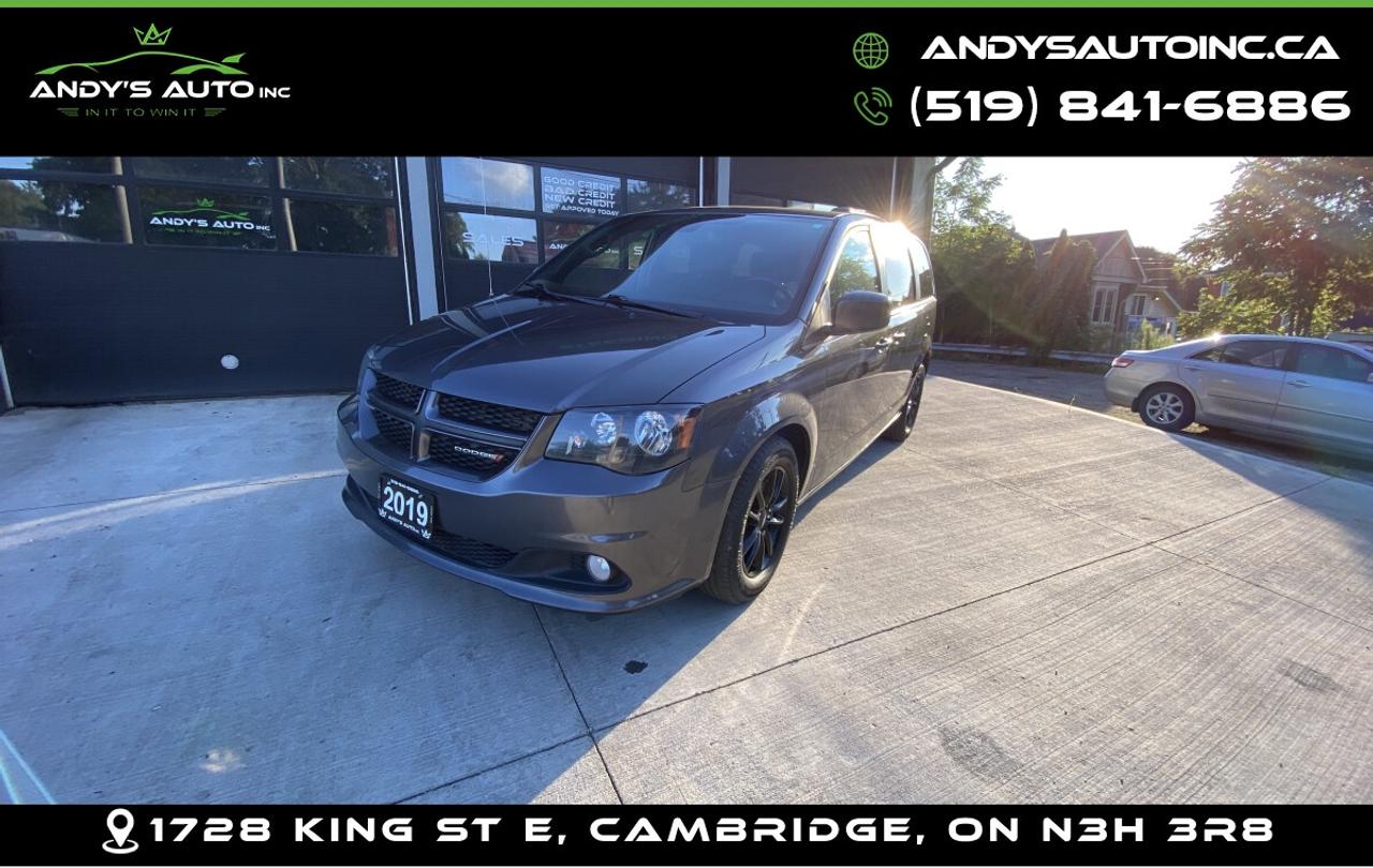 2019 Dodge Grand Caravan GT ! LEATHER 1 DVD ! NAVIGATION ! PO GT Photo0
