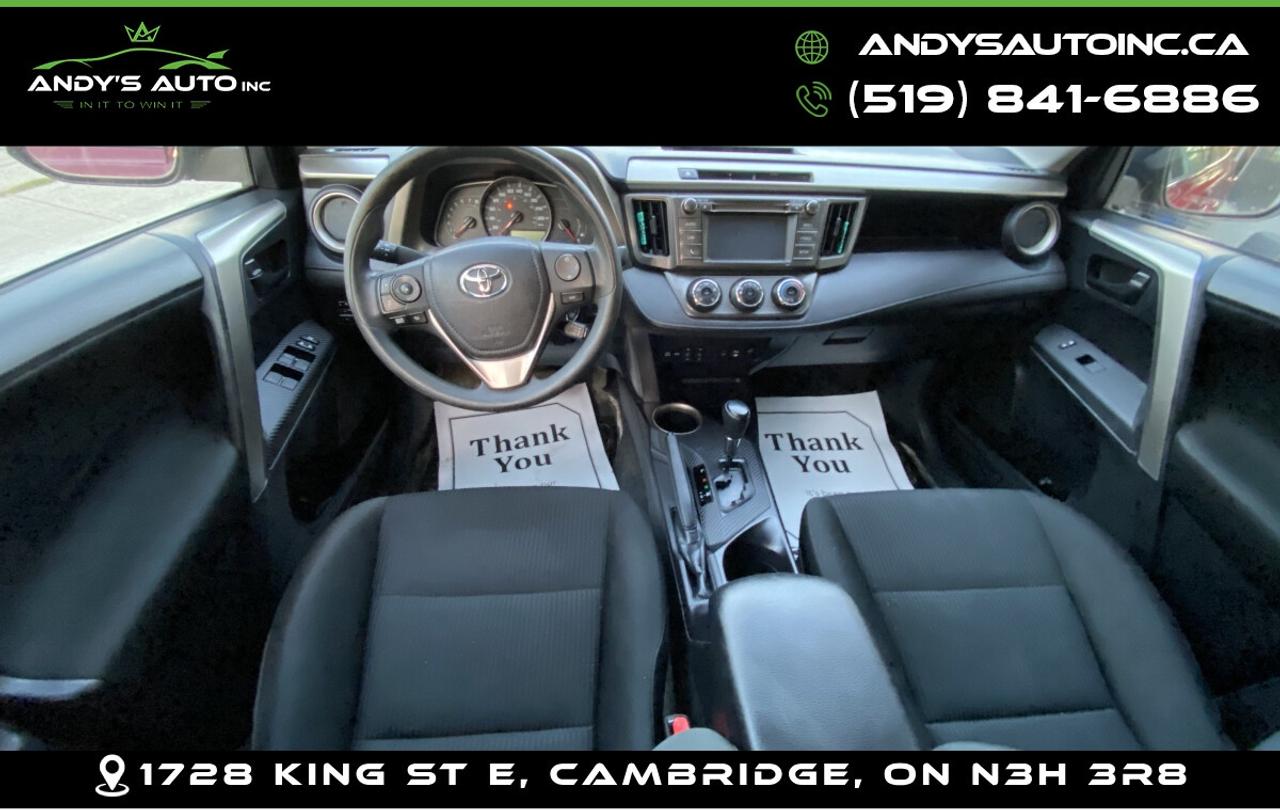 2015 Toyota RAV4 LE AWD ! AUTO ! NO ACCIDENTS ! LE ! AWD ! AUTO ! NO ACCIDENTS ! Photo