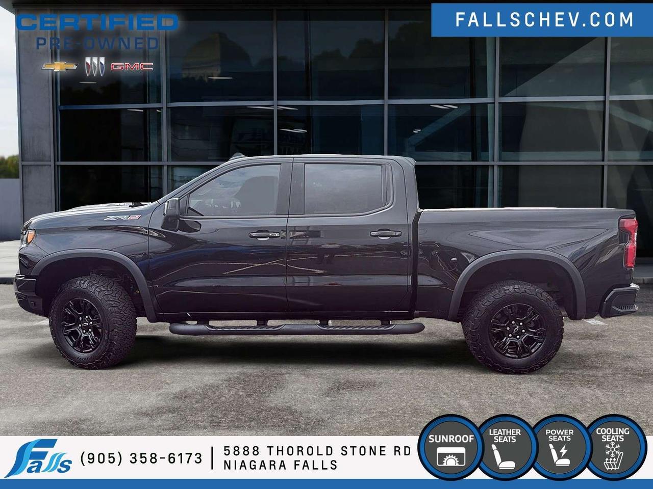 2023 Chevrolet Silverado 1500 ZR2 6.2L,SUNROOF,LEATHER,P.SEATS,VENTED SEATS Photo4