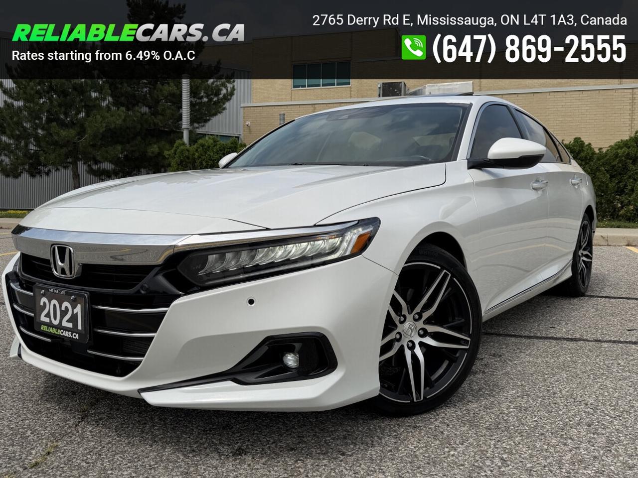 2021 Honda Accord TOURING | No-Accident | Leather | Cooling Seats | Photo