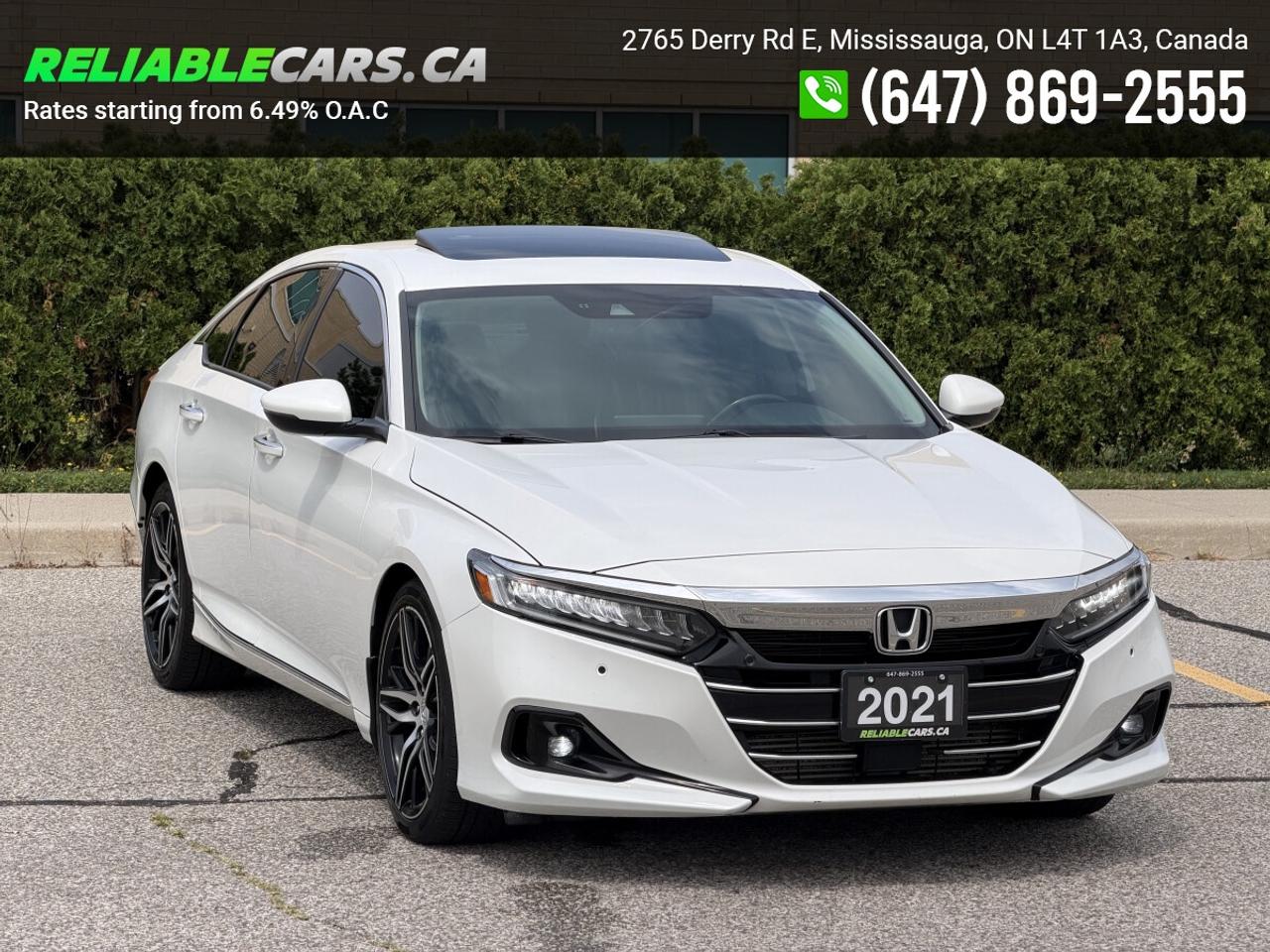 2021 Honda Accord TOURING | No-Accident | Leather | Cooling Seats | Photo