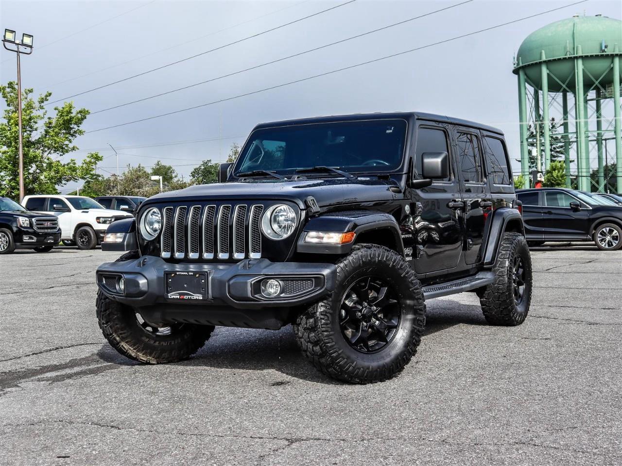 <p>2019 Jeep Wrangler Unlimited Sahara 4WD | 173,390 KM — Ottawa's Off-Road Icon</p><p>This one was just put through our rigorous reconditioning program; New brakes - Ujoints - Steering components - Battery - fresh oil change and more!</p><p>Great options! Trailer tow & HD electrical pkg - Cold weather - Uconnect - Leather Seats - 8 speed automatic - heated seats and more!</p><p>If you've been searching for a true off-road SUV in Ottawa or anywhere across Ontario, this Canadian-spec 2019 Jeep Wrangler Unlimited Sahara is the one. Wranglers are legendary for their capability, durability, and resale value — and this Sahara trim delivers premium upgrades on top of Jeep's iconic 4WD Rock-Trac system. Ontario-registered and sold certified.</p><p>The Sahara trim adds everything Ottawa adventurers and daily drivers want: heated leather front seats, an Alpine premium audio system, keyless entry, LED lighting package, 18" alloy wheels, and the signature removable doors and fold-down windshield Wrangler fans love. The 3.6L Pentastar V6 delivers 285 hp for confident performance both on and off Ontario's toughest terrain.</p><p><strong>Why Buy from Orr Motors Ottawa:</strong> Family-Owned & Operated Dealership Since 1962 Certified & Safety-Inspected Vehicles Competitive Financing Options for All Credit Types Extended Warranty Coverage Available Serving Ottawa, Kanata, Stittsville & Nepean</p><p><strong>Visit us at Orr Motors – 6230 Hazeldean Rd, Ottawa</strong></p><p>Call: 613-836-3333 | <a target=_blank rel=noopener noreferrer nofollow href=http://orrmotors.com>orrmotors.com</a></p><p>Orr Motors - The trusted used car dealer in Ottawa since 1962.</p><p><strong>**STOCK PHOTOS ARE NOT PHOTOS OF THIS ACTUAL VEHICLE BUT OF ONE WITH SIMILAR FEATURES</strong>**</p><p></p> <br /> <br /> <br /> **Advertised price is for finance purchase. <br /> *Every reasonable effort is made to ensure the accuracy of the information listed above. Vehicle pricing, incentives, options (including standard equipment), and technical specifications listed is for the Year, Make and Model of the vehicle, and may not match the exact vehicle displayed. Please confirm with a sales representative the accuracy of this information.