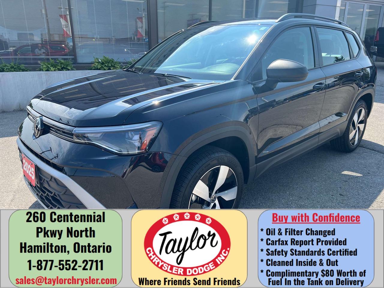 2025 Volkswagen Taos Trendline AWD *HEATED SEATS *WIRELESS CARPLAY Photo