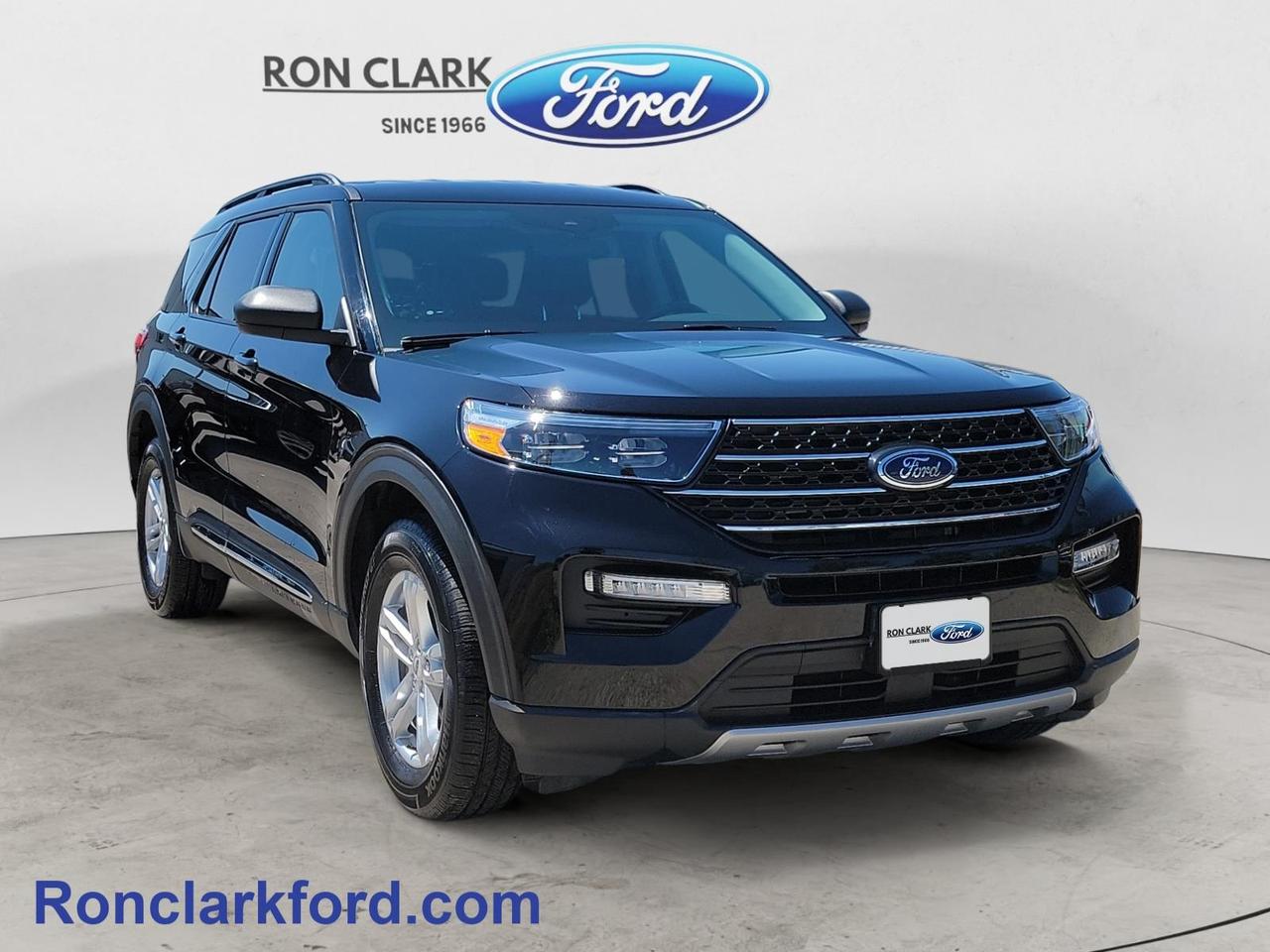 Ready for family road trips, weekend adventures, and everything in between, this pre-owned Ford Explorer XLT 4WD offers the perfect blend of comfort, capability, and modern technology. Finished in Agate Black with an Ebony interior, its powered by a fuel-efficient 2.3L EcoBoost engine paired with a responsive 10-speed automatic transmission for a confident driving experience in all seasons.Inside, youll find thoughtful features designed to make every journey more enjoyable, including heated power front seats, a heated steering wheel, remote start, power heated mirrors, and a versatile second-row 35/30/35 split-folding bench that easily adapts to passengers or cargo. Roof rails add extra practicality for bikes, luggage, or outdoor gear.Fords advanced driver-assist technologies help keep you confident behind the wheel with Adaptive Cruise Control, Lane Keeping System, Pre-Collision Assist, Hill Start Assist, rear parking sensors, and a reverse camera system. SYNC 3 infotainment keeps your favourite apps and hands-free connectivity close at hand, making every drive as convenient as it is comfortable.Whether youre navigating city streets or heading out on your next getaway, this well-equipped Ford Explorer XLT 4WD is ready to take you there in comfort and style.All Pre-Owned vehicles come standard with one key. If we received additional keys from the previous owner they will be with the vehicle upon delivery at no cost. Additional keys may be purchased at customers request and expense.Come to the dealer you can trust. 60 years and counting Ron Clark Ford & Jayco RV is known for great value and being best in customer service! We serve and deliver all over Ontario including destinations such as Wyoming, Petrolia, Sarnia, London, Guelph, Kitchener-Waterloo, Hamilton, GTA, Ottawa & Chatham-Kent. Call or visit us at RON CLARK FORD & JAYCO RV to view and test drive today! RON CLARK FORD where else!!