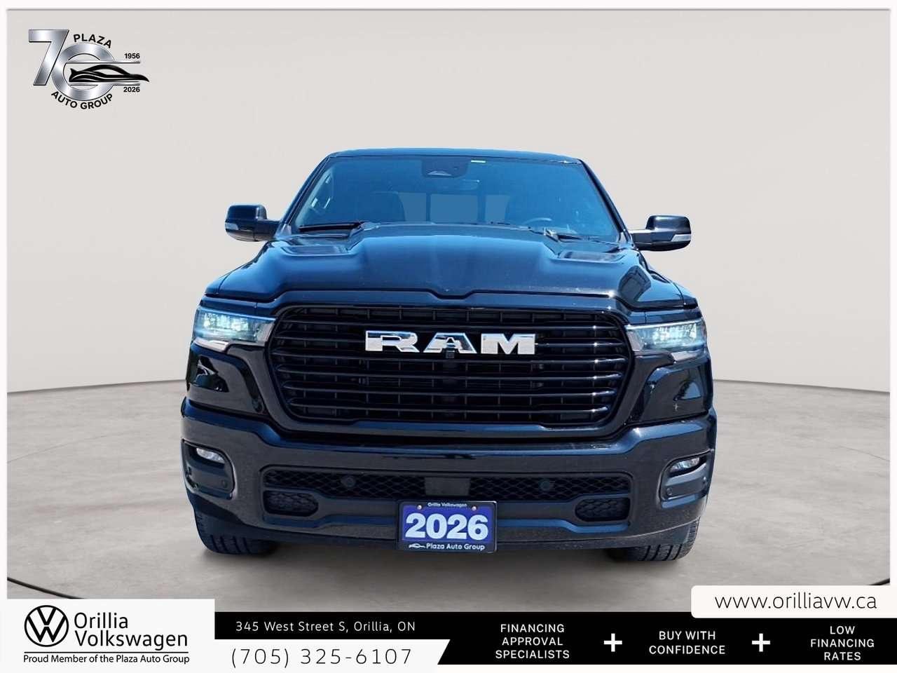 2026 RAM 1500 Laramie Panoramic Roof   Cooled Seats   Adaptive Cruise / Photo2