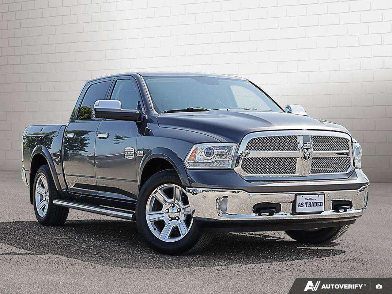 2016 RAM 1500 LONGHORN, 5.7L HEMI V8, 4X4, ALLOYS, LEATHER, RAM BOX, ALPINE, LOW KMS, 2-OWNERS, AS-TRADED CERTIFIED! Photo