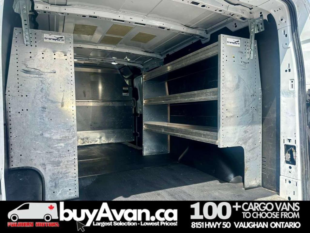 2021 Ford Transit T-250 148WB Low Roof +Racks Shelves Divider Photo