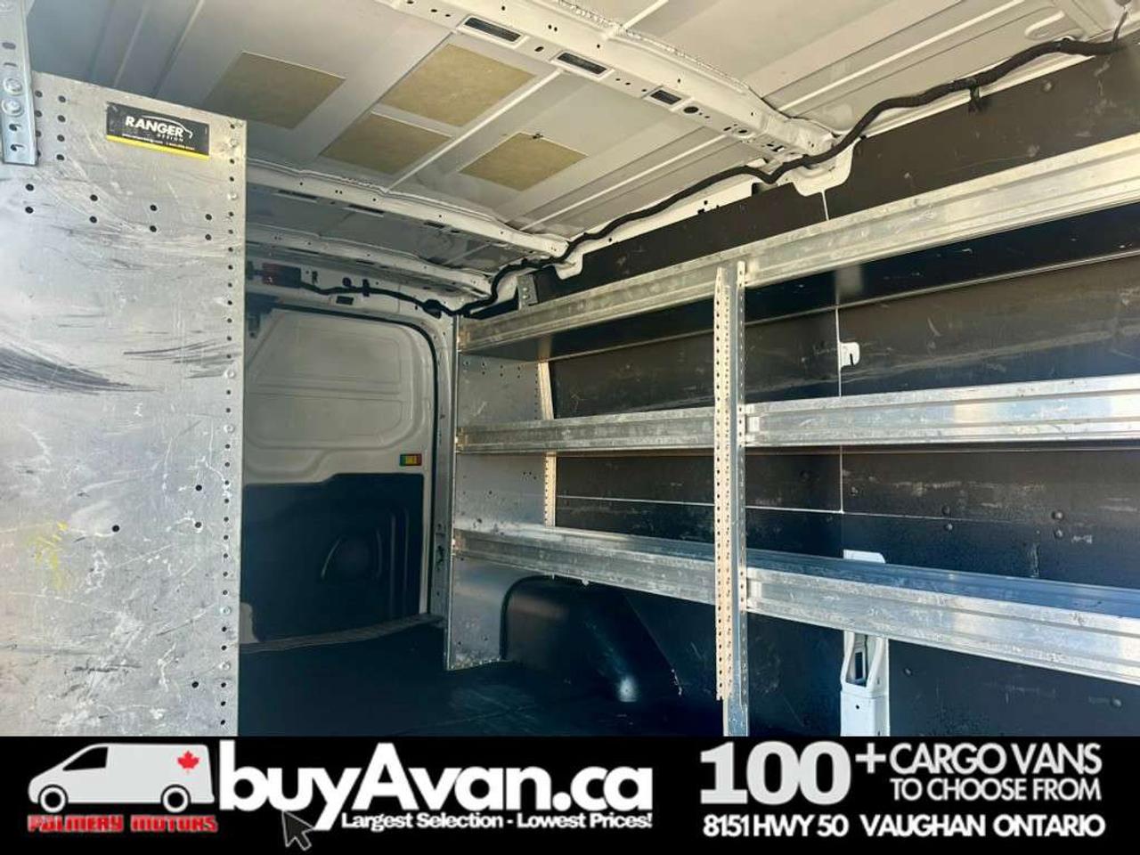 2021 Ford Transit T-250 148WB Low Roof +Racks Shelves Divider Photo