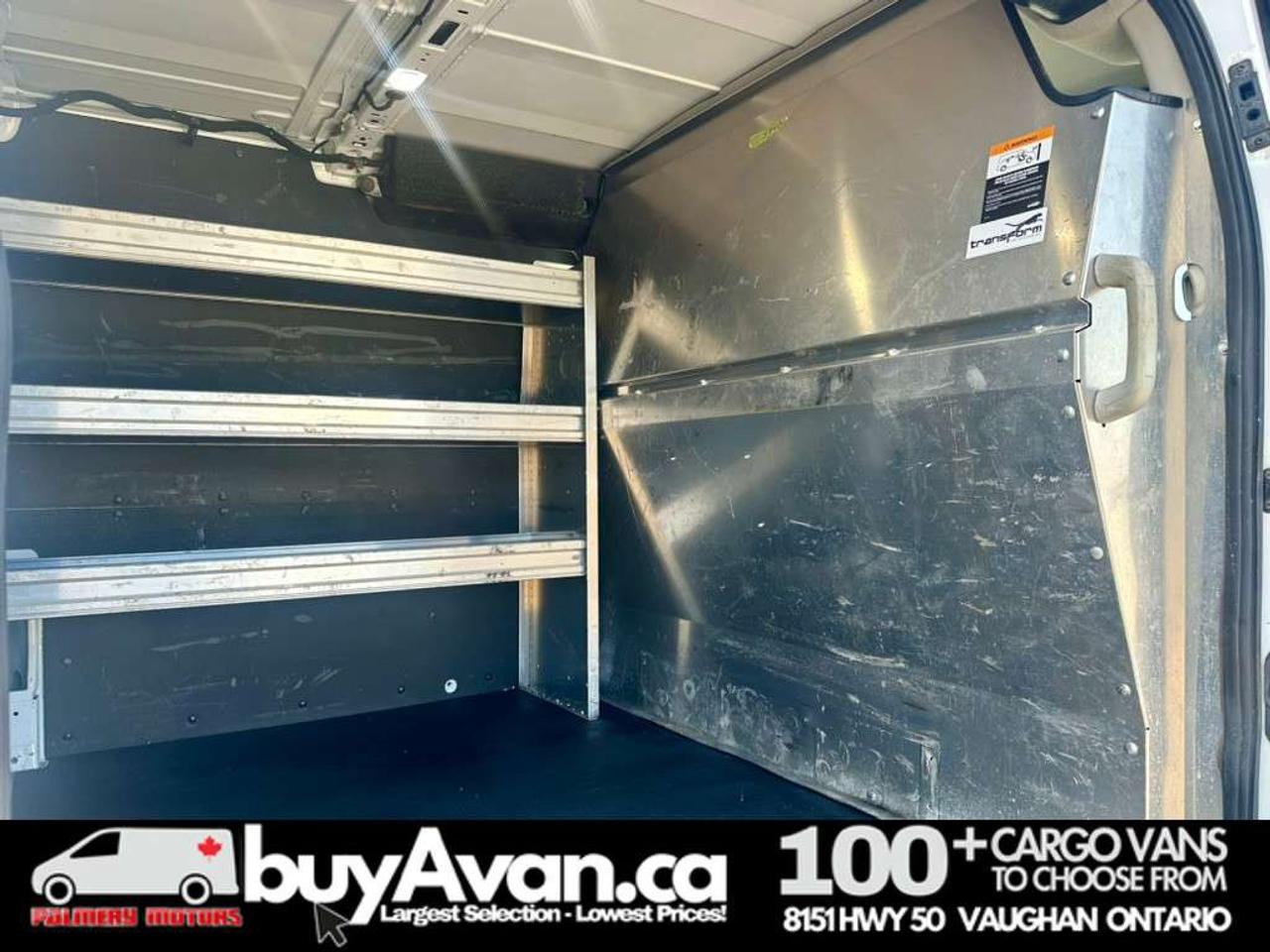 2021 Ford Transit T-250 148WB Low Roof +Racks Shelves Divider Photo