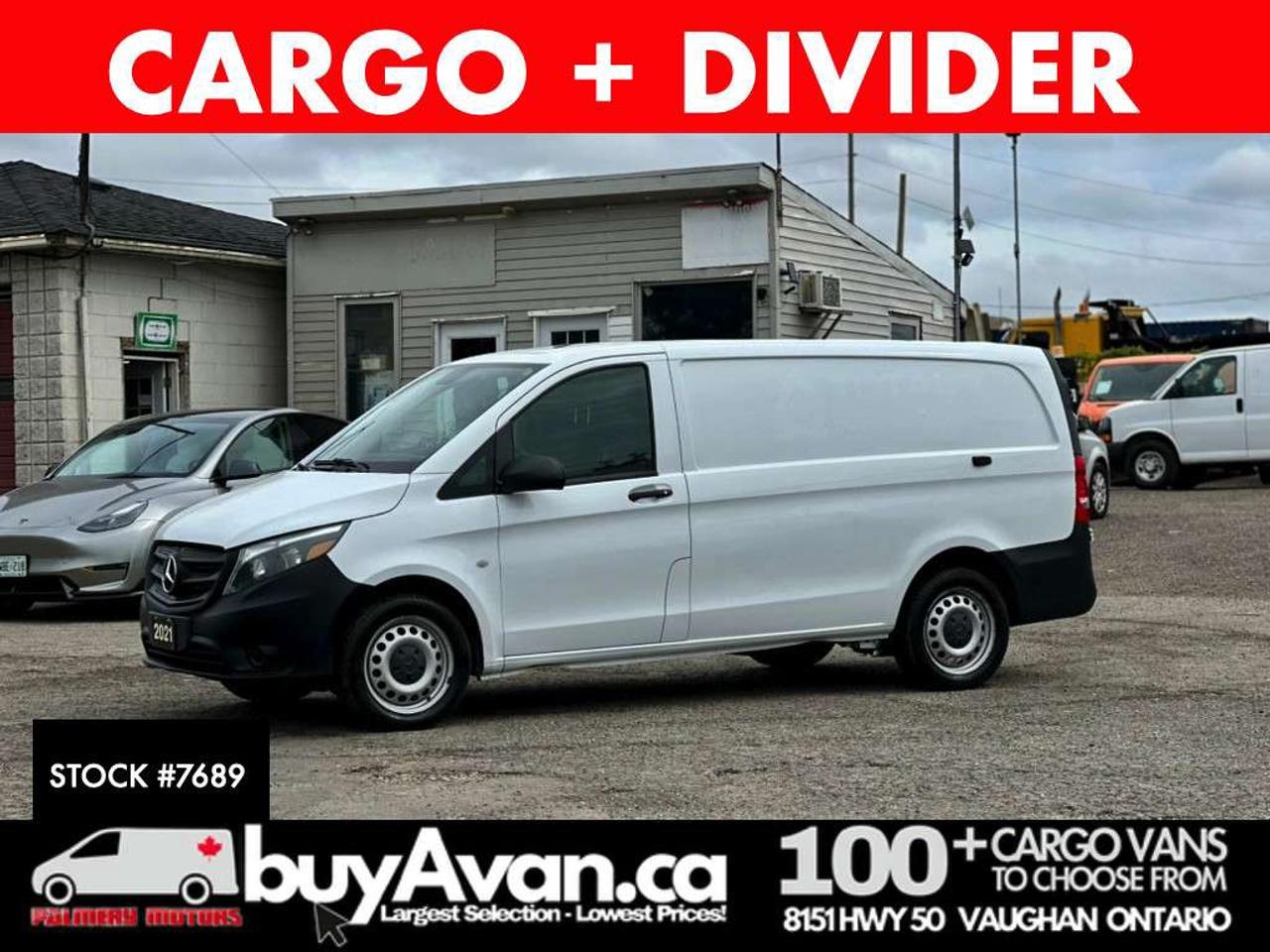 2021 Mercedes-Benz Metris Cargo 126WB + Divider *NO EXTRA FEES* Photo