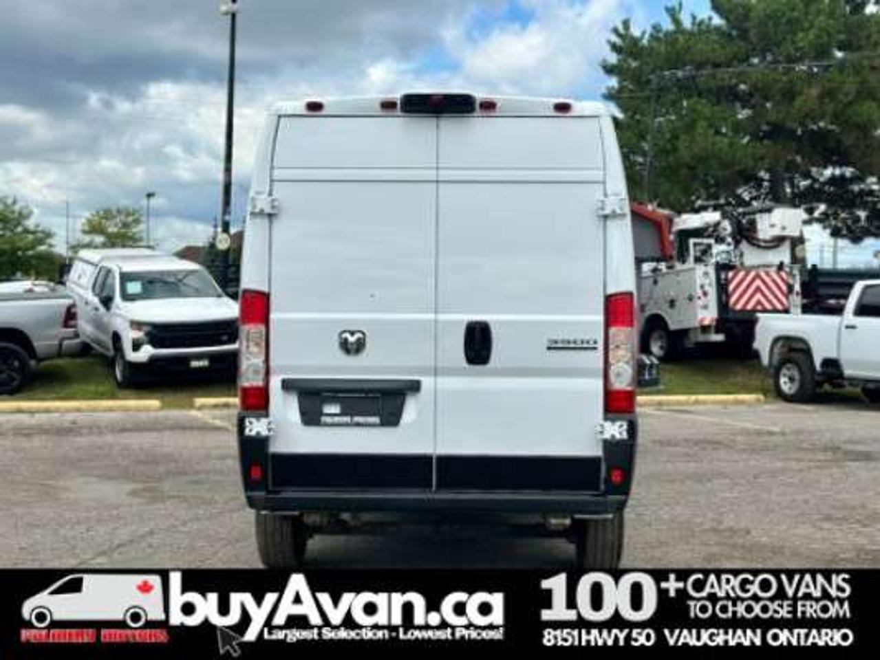 2023 RAM ProMaster 3500 159WB High Roof Divider + Shelves *NO ACCIDENTS* Photo