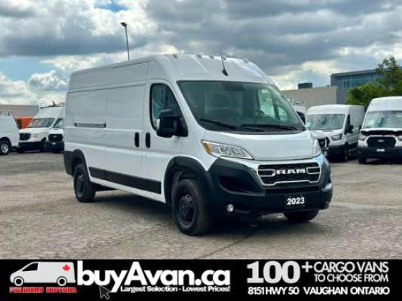 2023 RAM ProMaster 3500 159WB High Roof Divider + Shelves *NO ACCIDENTS* Photo