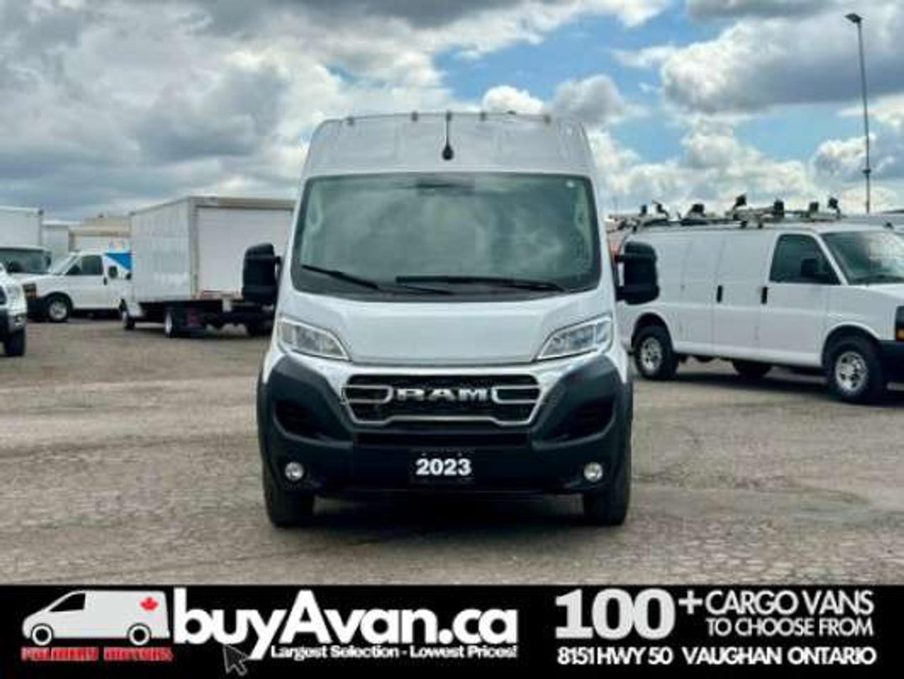 2023 RAM ProMaster 3500 159WB High Roof Divider + Shelves *NO ACCIDENTS* Photo
