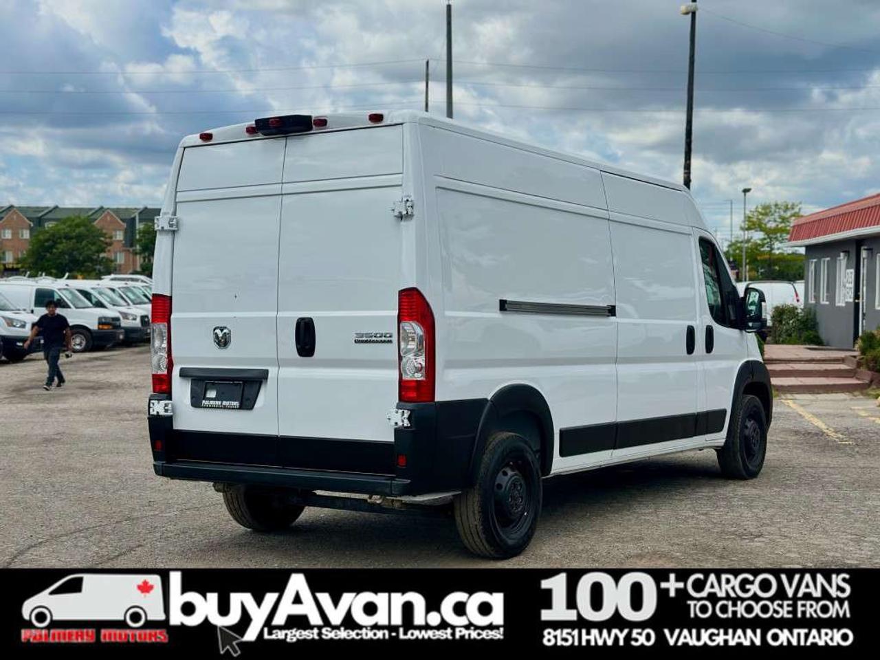 2023 RAM ProMaster 3500 159WB High Roof Divider + Shelves *NO ACCIDENTS* Photo