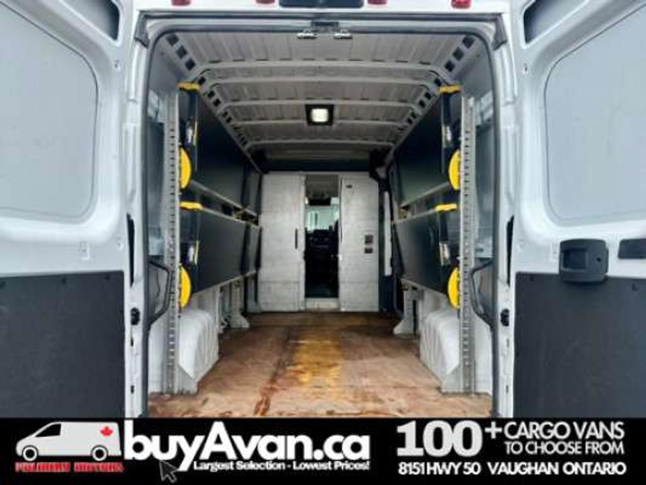 2023 RAM ProMaster 3500 159WB High Roof Divider + Shelves *NO ACCIDENTS* Photo