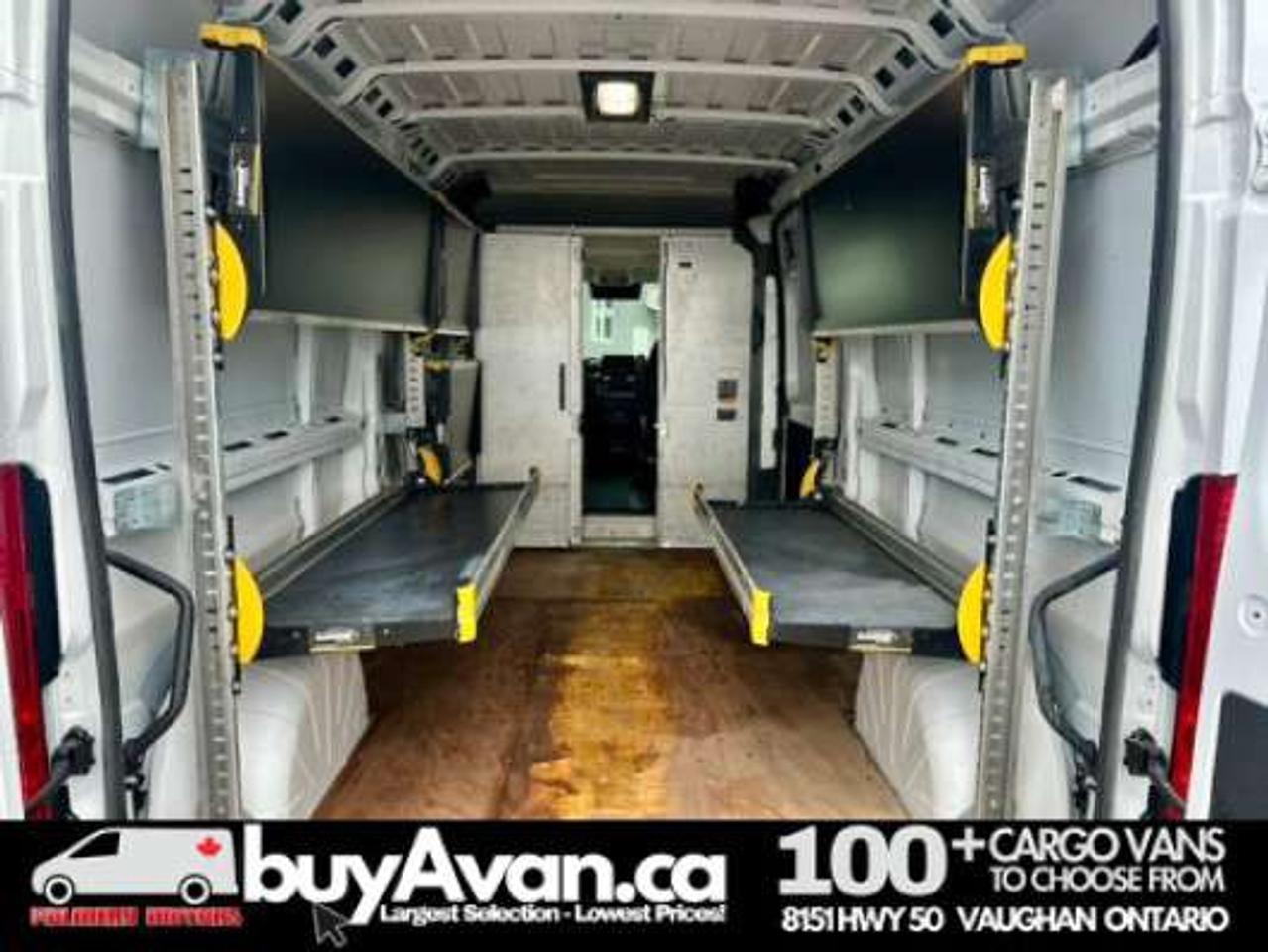 2023 RAM ProMaster 3500 159WB High Roof Divider + Shelves *NO ACCIDENTS* Photo
