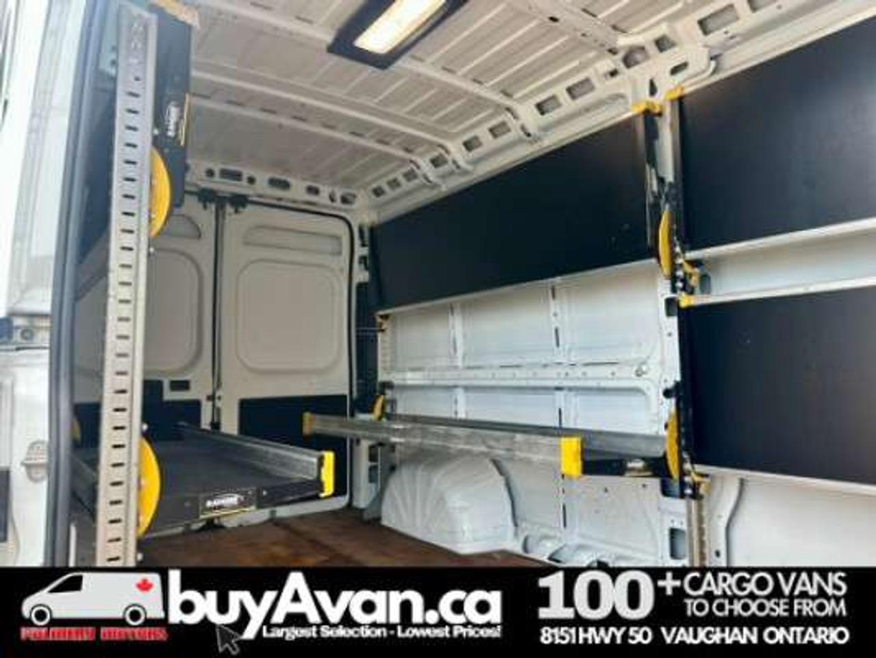 2023 RAM ProMaster 3500 159WB High Roof Divider + Shelves *NO ACCIDENTS* Photo