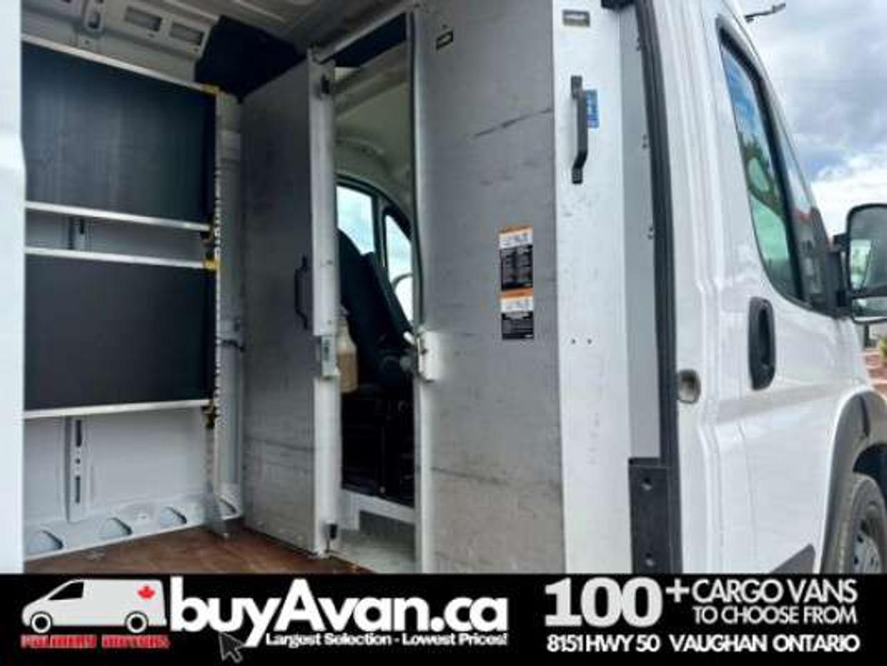 2023 RAM ProMaster 3500 159WB High Roof Divider + Shelves *NO ACCIDENTS* Photo