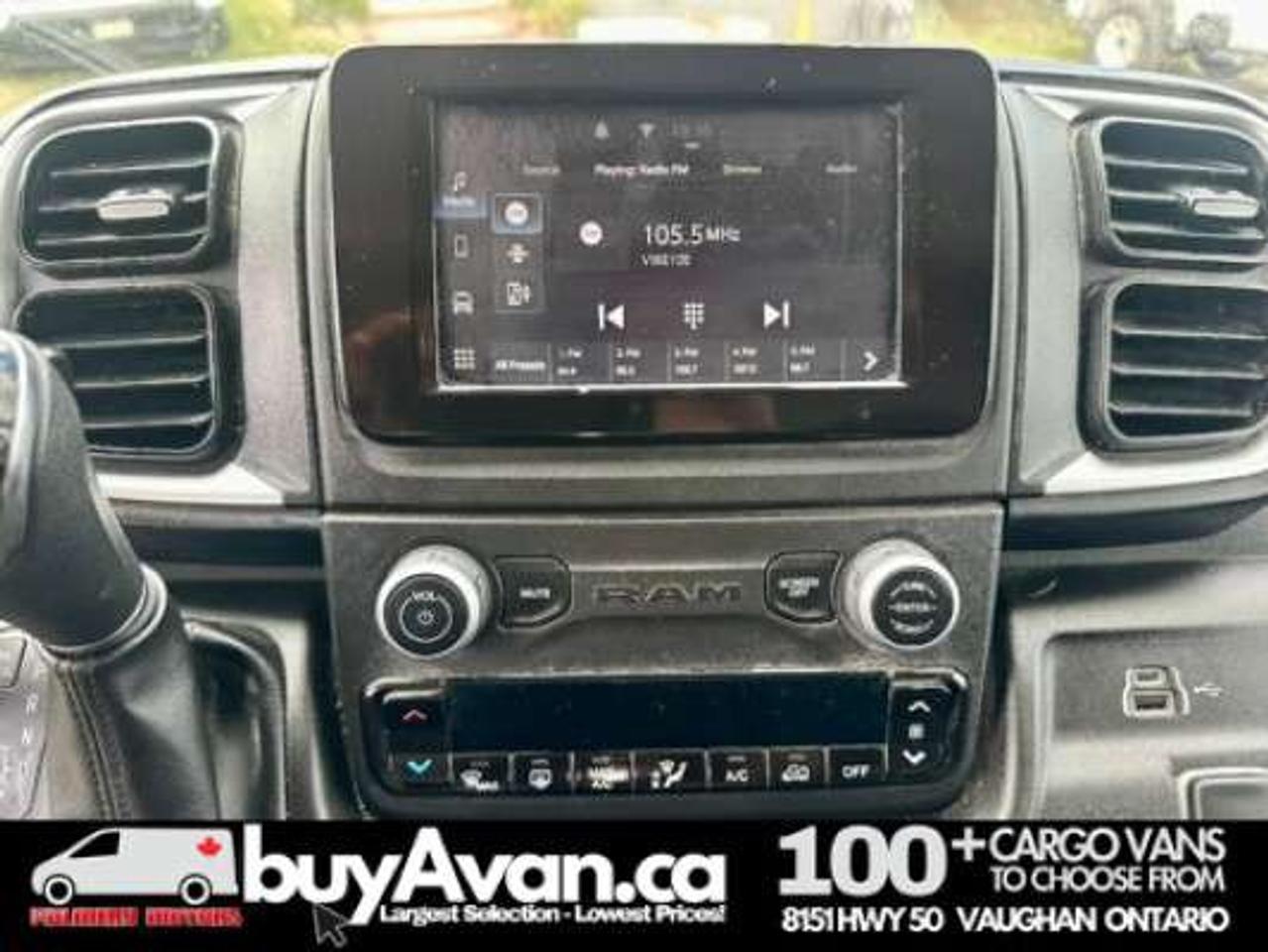 2023 RAM ProMaster 3500 159WB High Roof Divider + Shelves *NO ACCIDENTS* Photo