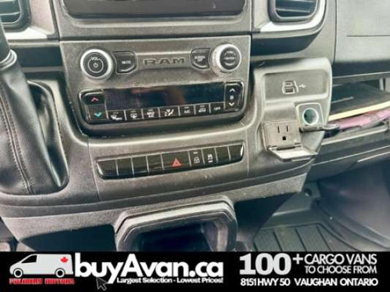 2023 RAM ProMaster 3500 159WB High Roof Divider + Shelves *NO ACCIDENTS* Photo