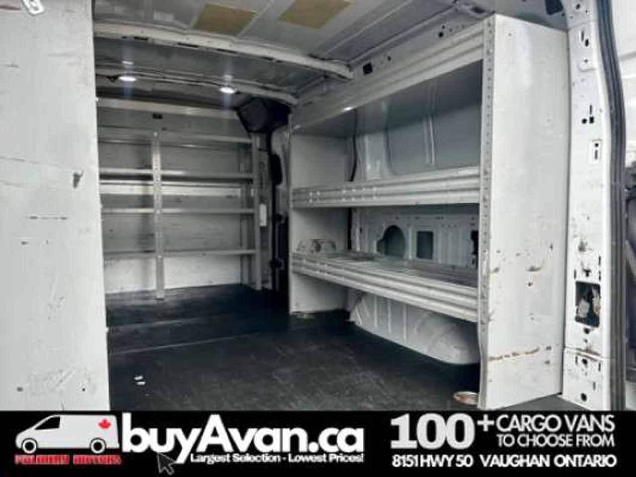 2020 Ford Transit Cargo Low Roof  Divider + Shelves *SAFETY INCLUDED* Photo